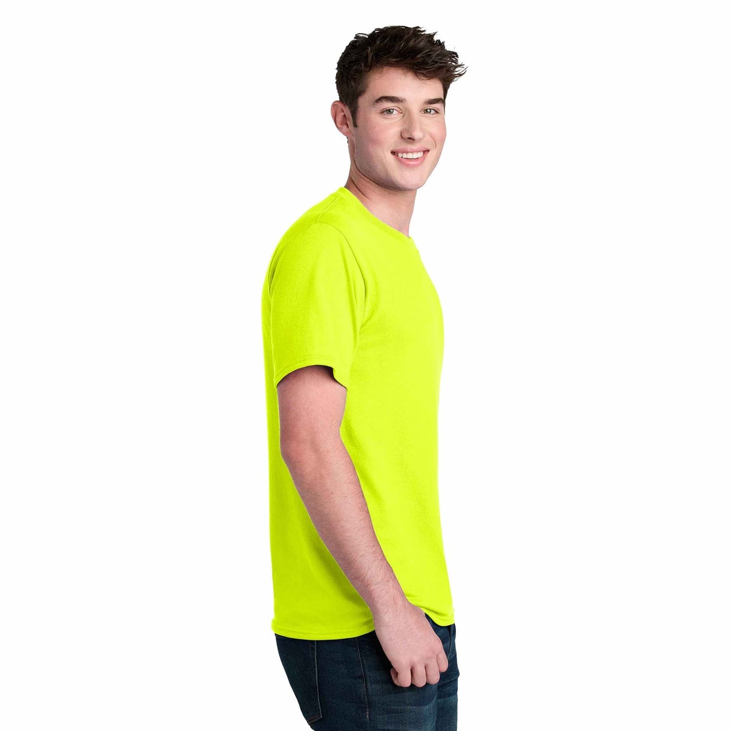 Aquatic Blue T-Shirts - Port & Company - Eco Friendly Cotton