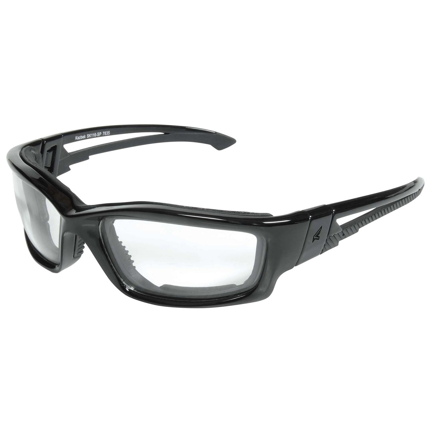 Clear Vapor Shield Lens Goggles - Edge Eyewear - Black Frame