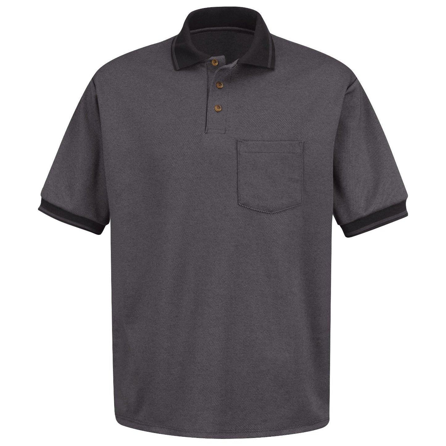 Charcoal Polo Shirt - Red Kap - Performance Knit