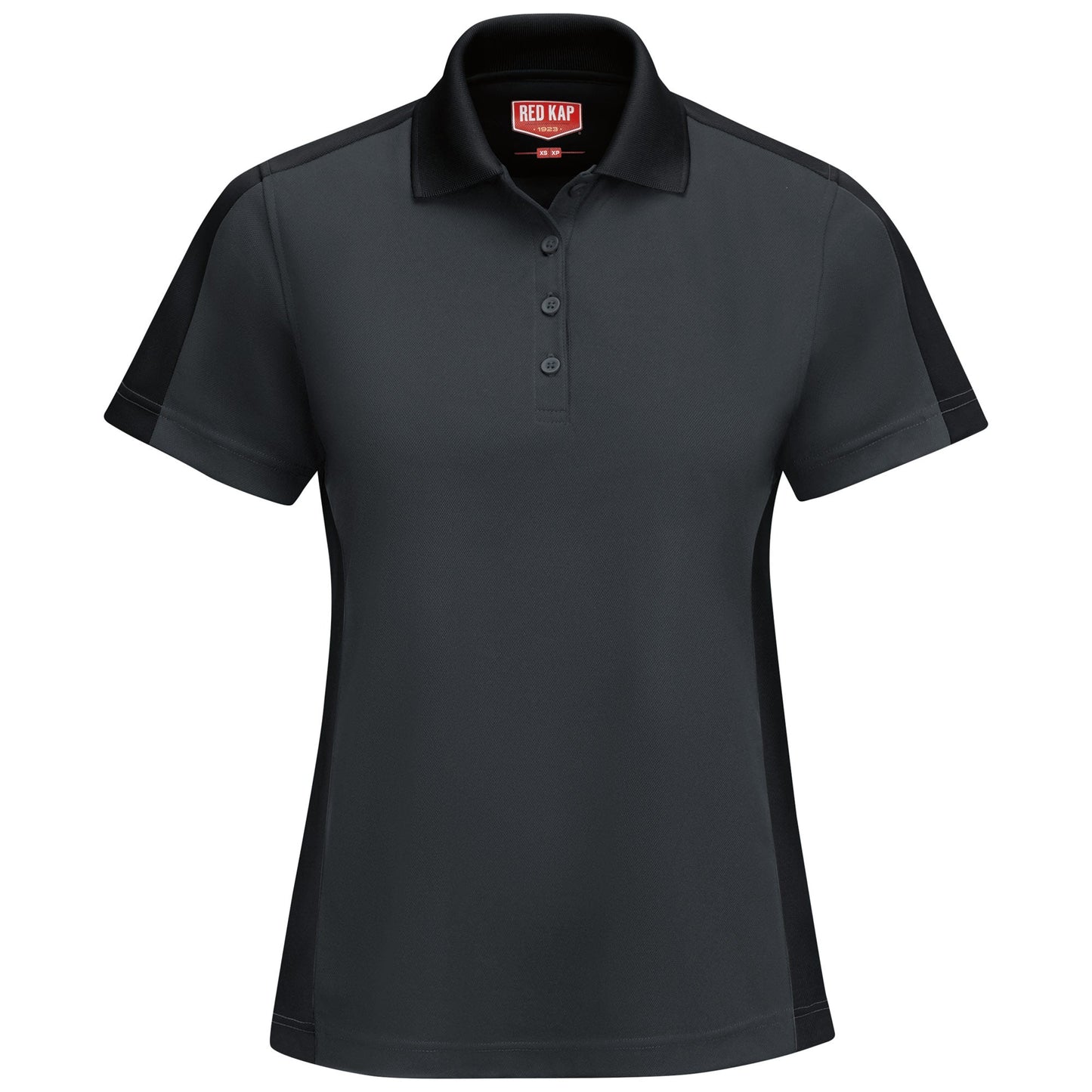 Black/Gray Polo Shirts - Red Kap - Performance Knit