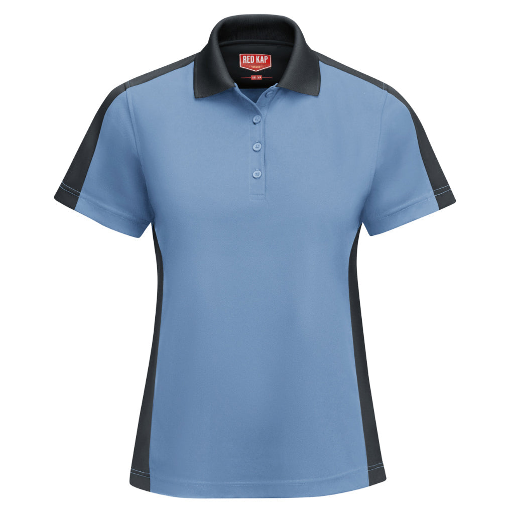 Black/Gray Polo Shirts - Red Kap - Performance Knit