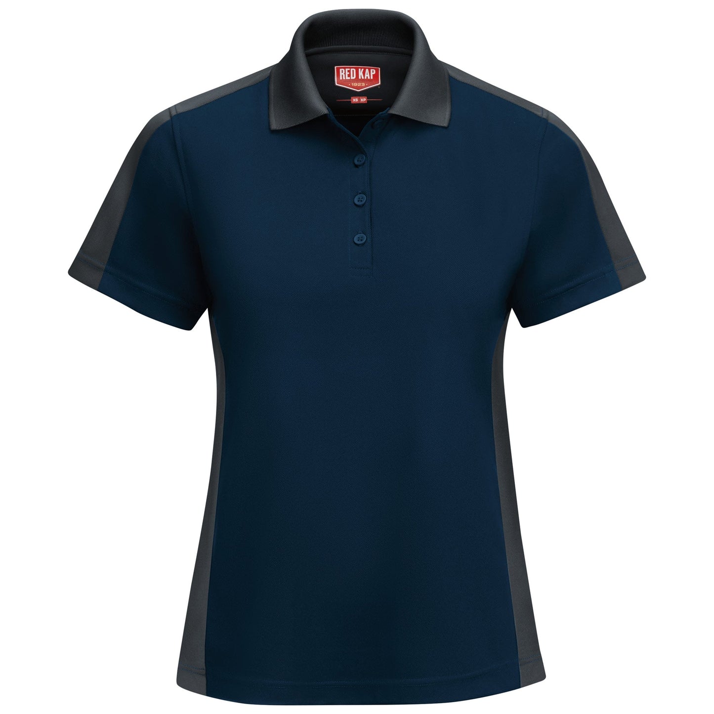 Black/Gray Polo Shirts - Red Kap - Performance Knit