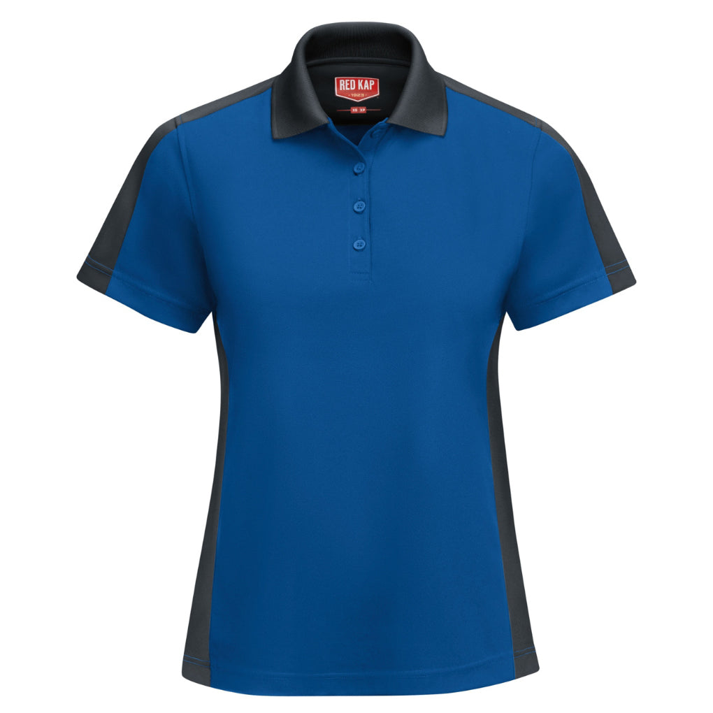 Black/Gray Polo Shirts - Red Kap - Performance Knit