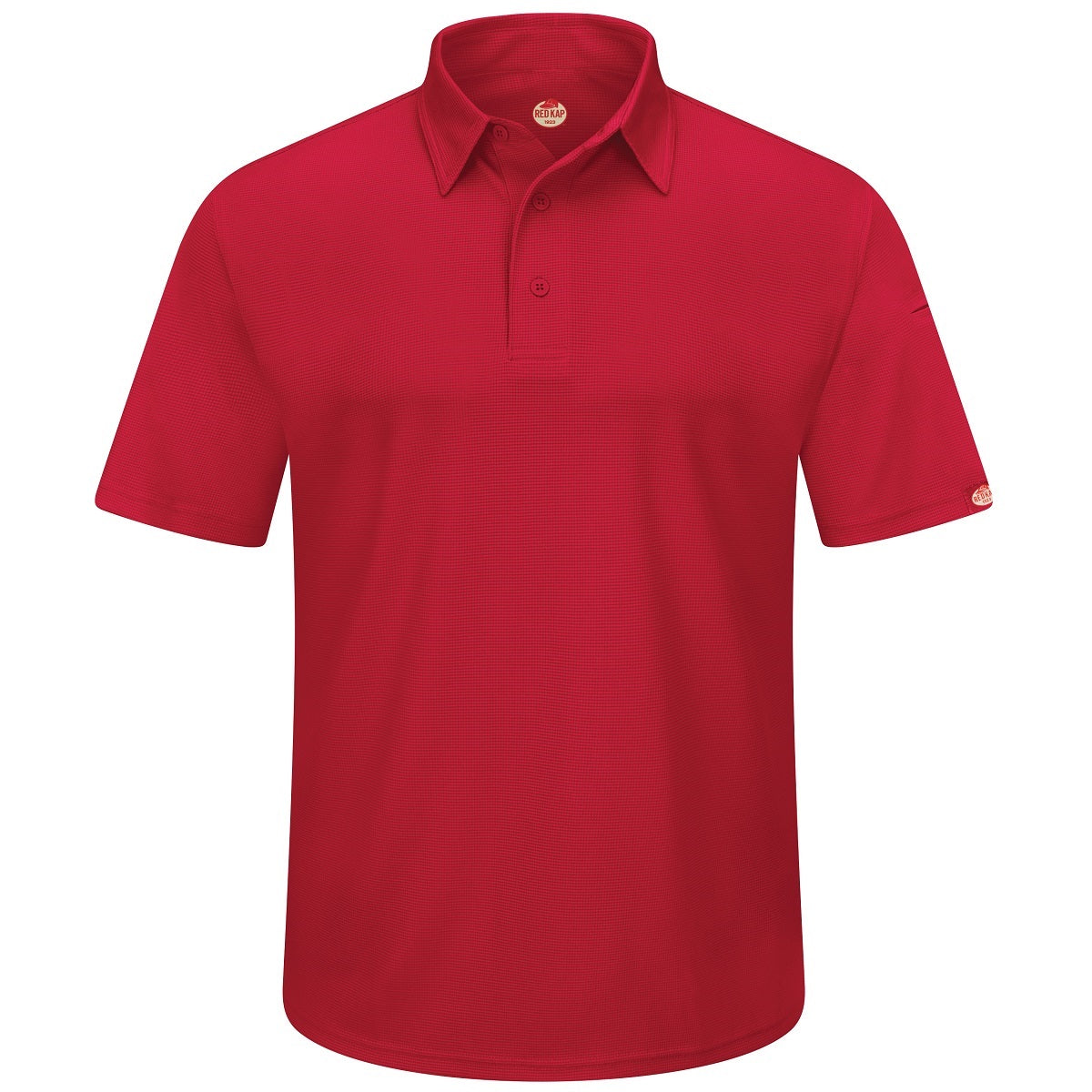 Black Polo Shirts - Red Kap - Performance Knit Flex