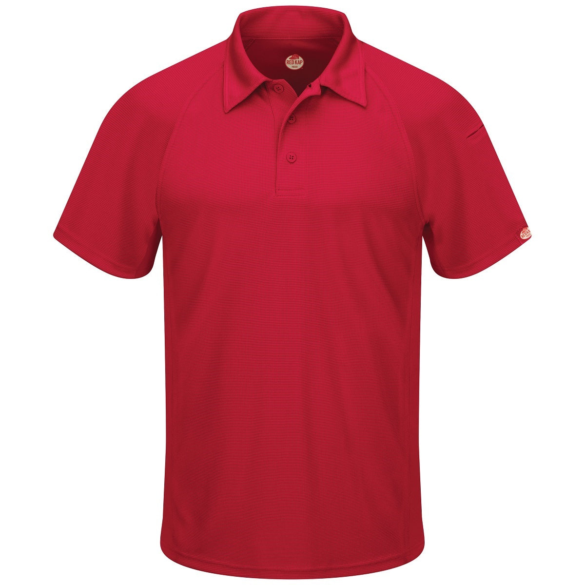 Black Polo Shirts - Red Kap - Performance Knit Flex Series