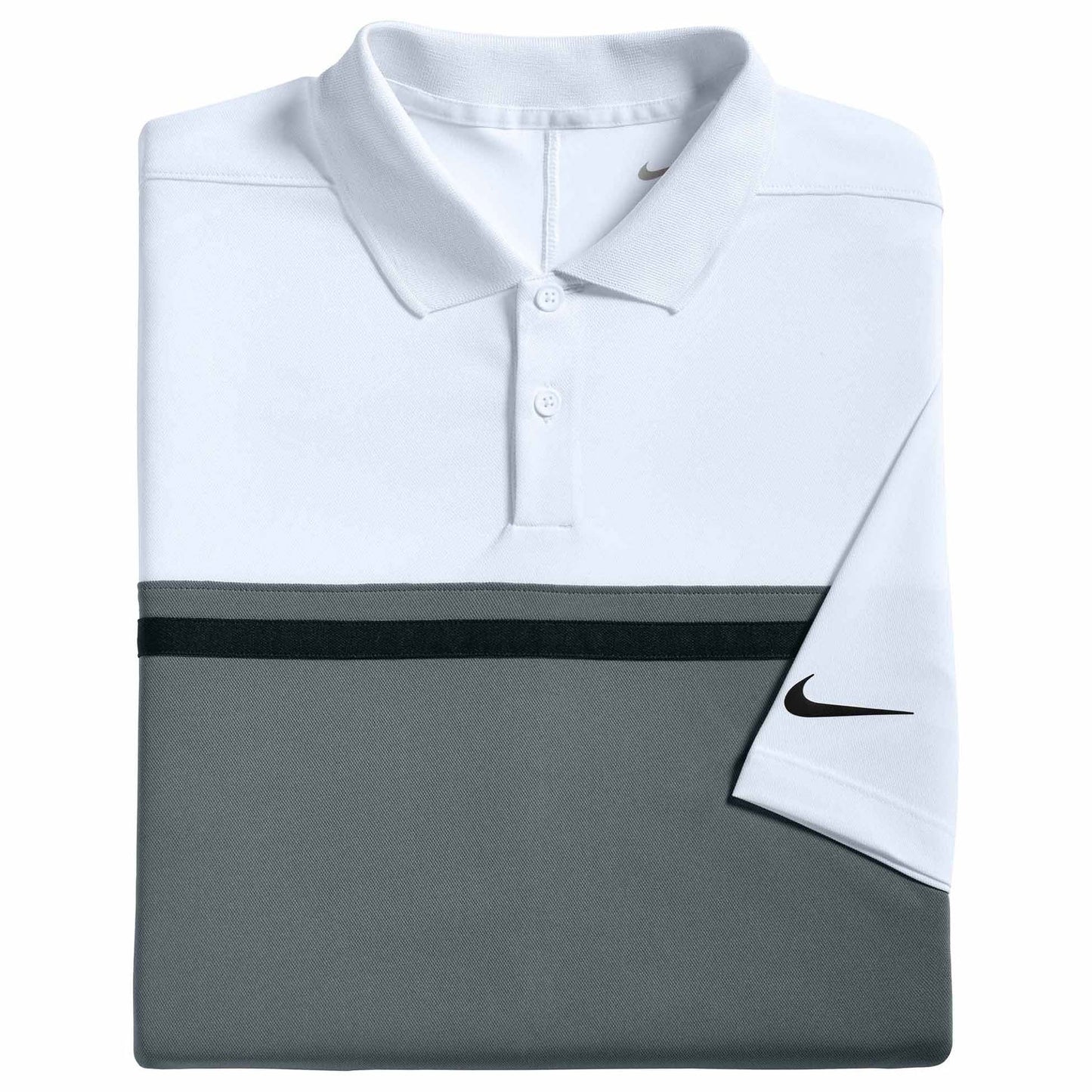 Black Polo Shirt - Nike - Dri-FIT Fabric