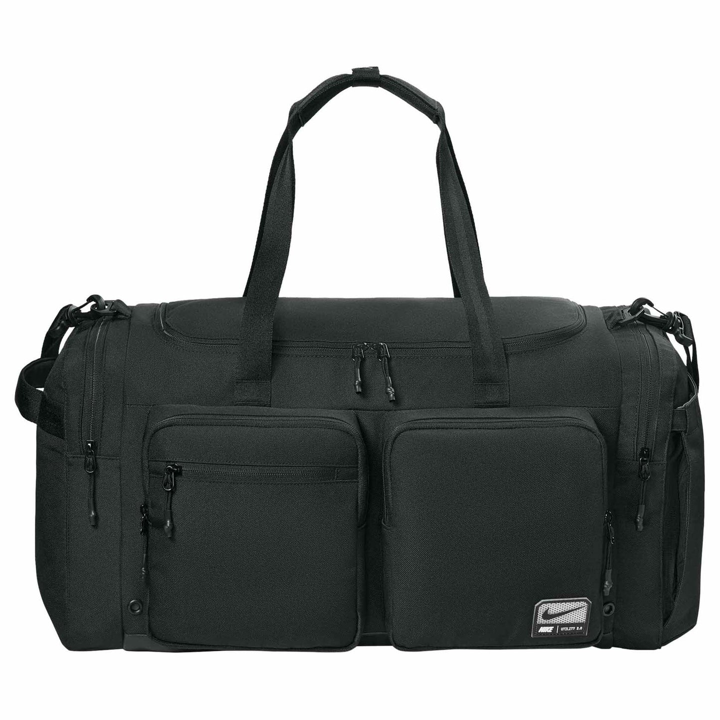 Black Duffel Bags - Nike - Eco-Friendly Utility Design