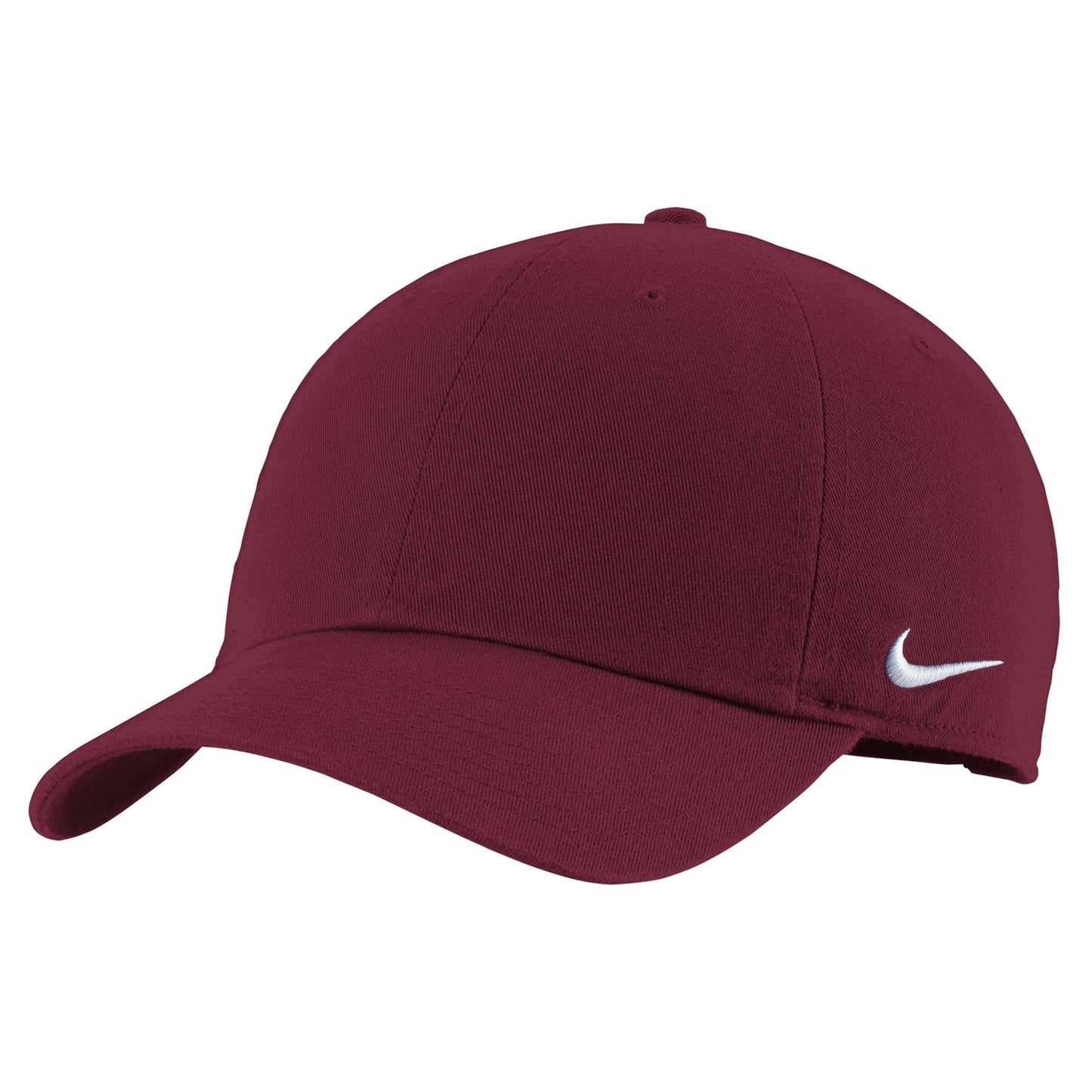 White Ball Caps - Nike - Comfortable Cotton Twill