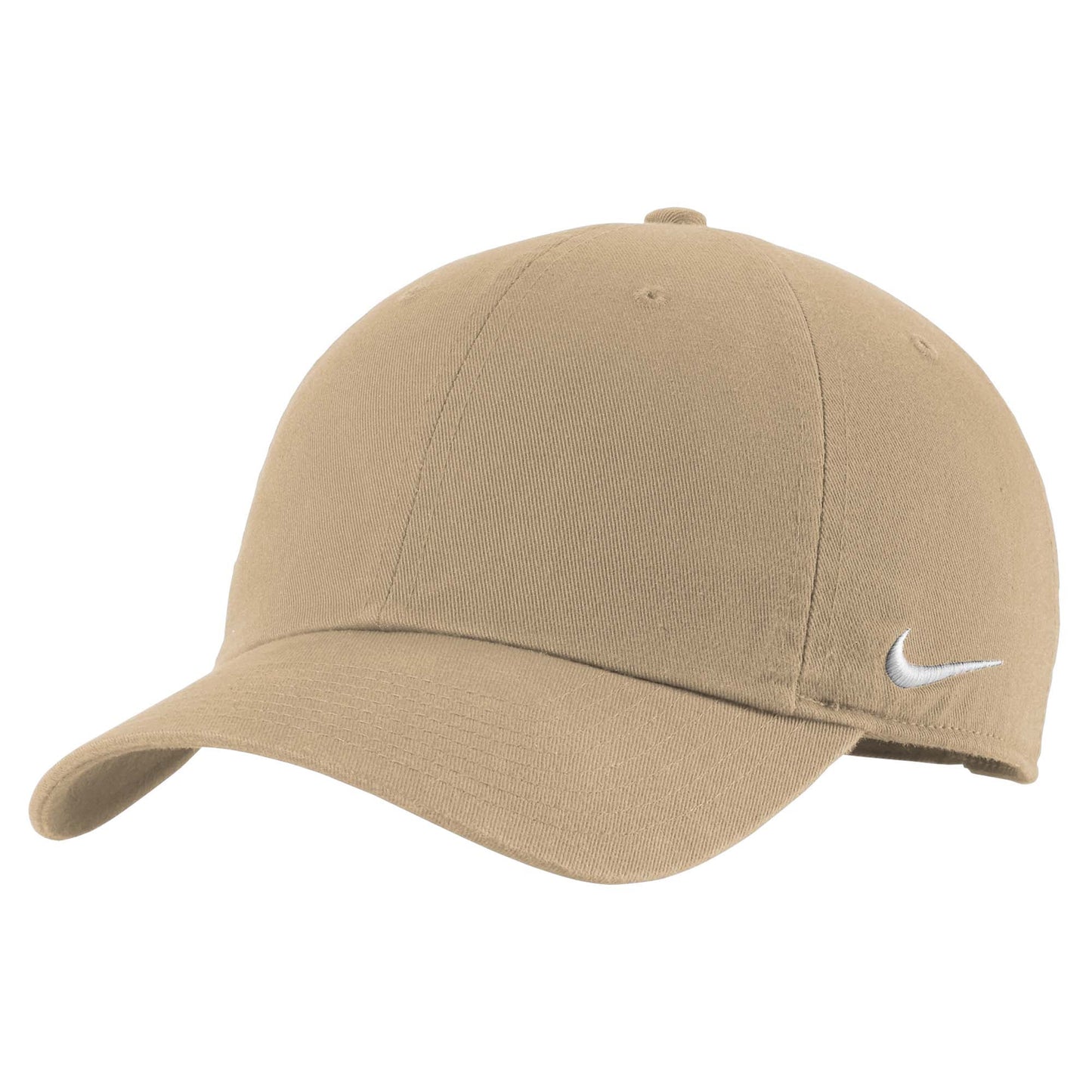 White Ball Caps - Nike - Comfortable Cotton Twill