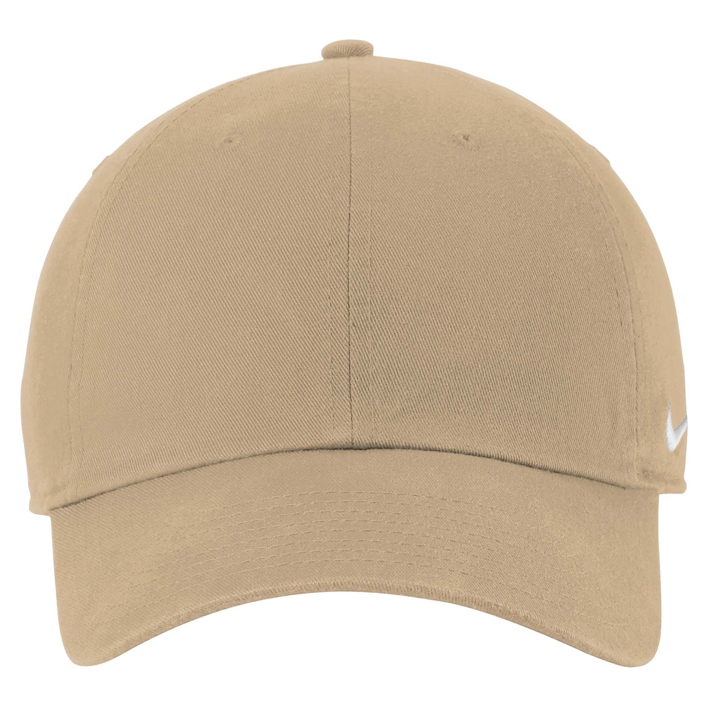 White Ball Caps - Nike - Comfortable Cotton Twill