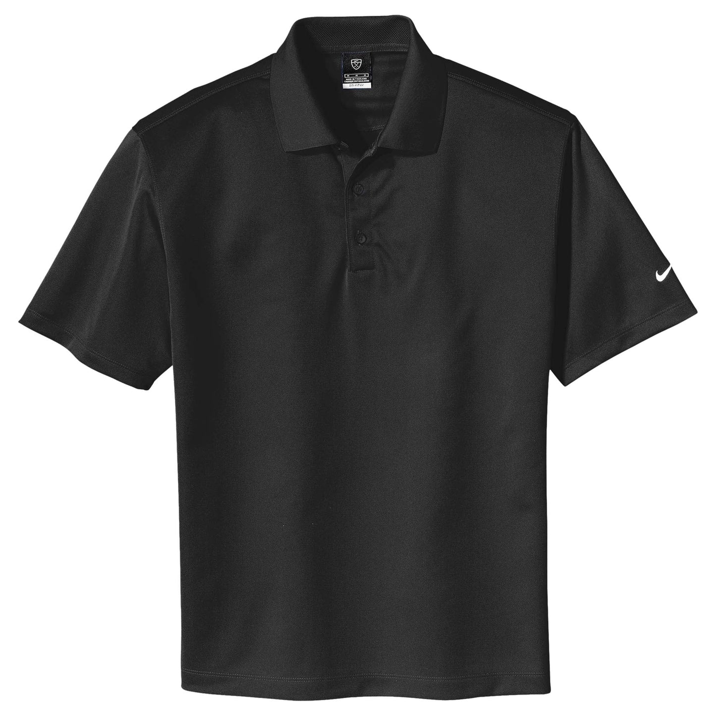 Black Polo Shirt - Nike - Dri-FIT Fabric