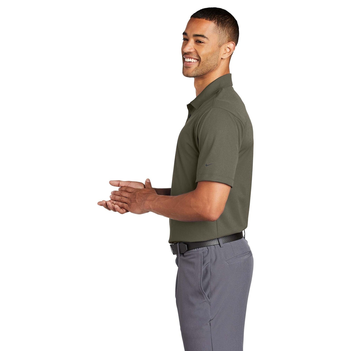 Black Polo Shirt - Nike - Dri-FIT Fabric