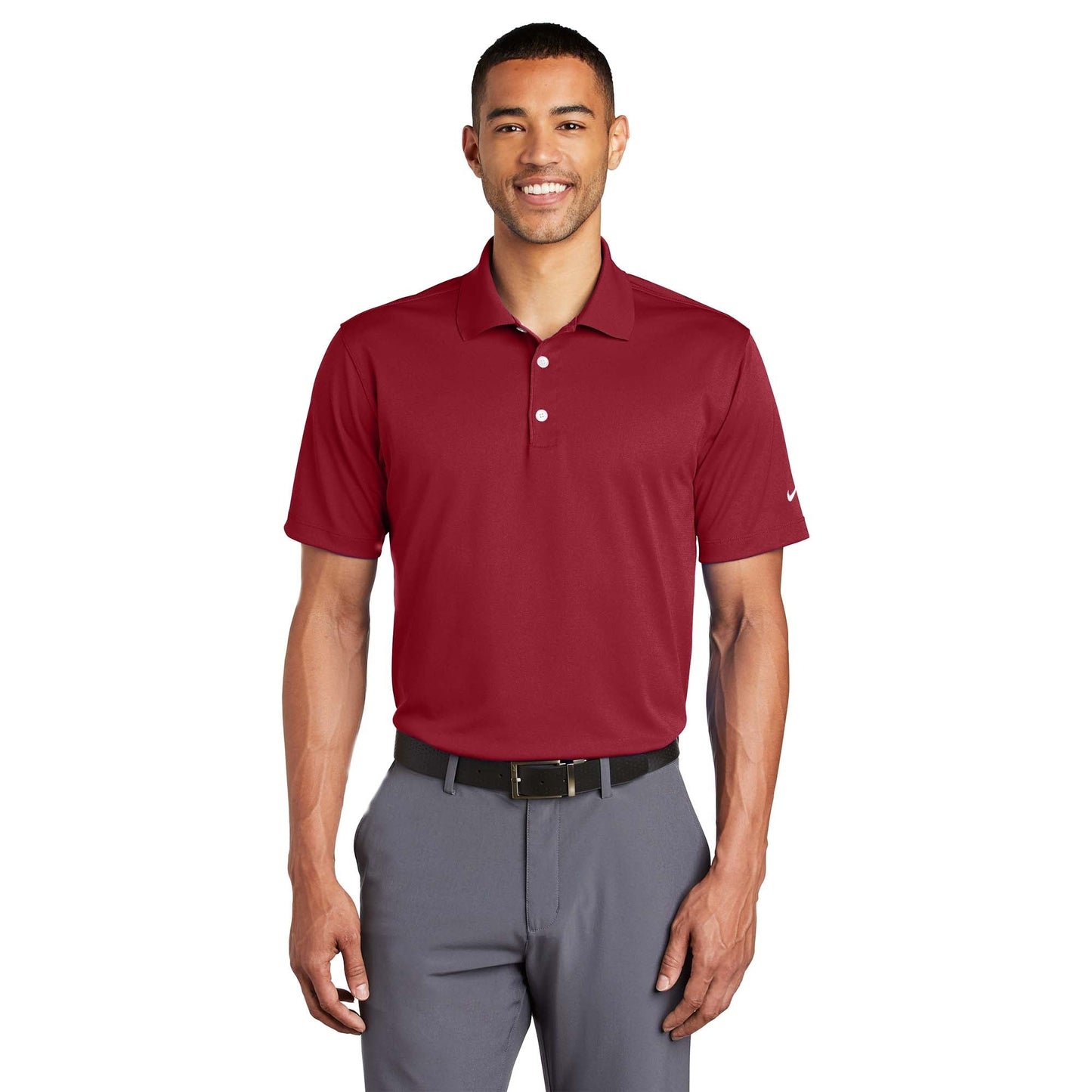 Black Polo Shirt - Nike - Dri-FIT Fabric