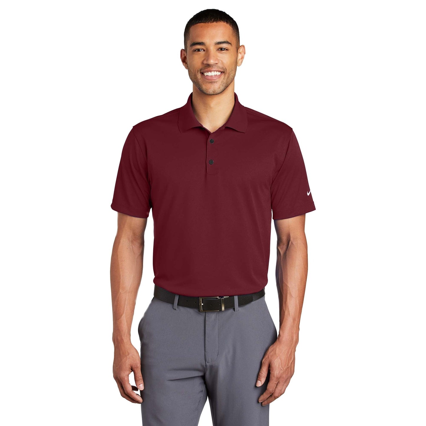 Black Polo Shirt - Nike - Dri-FIT Fabric