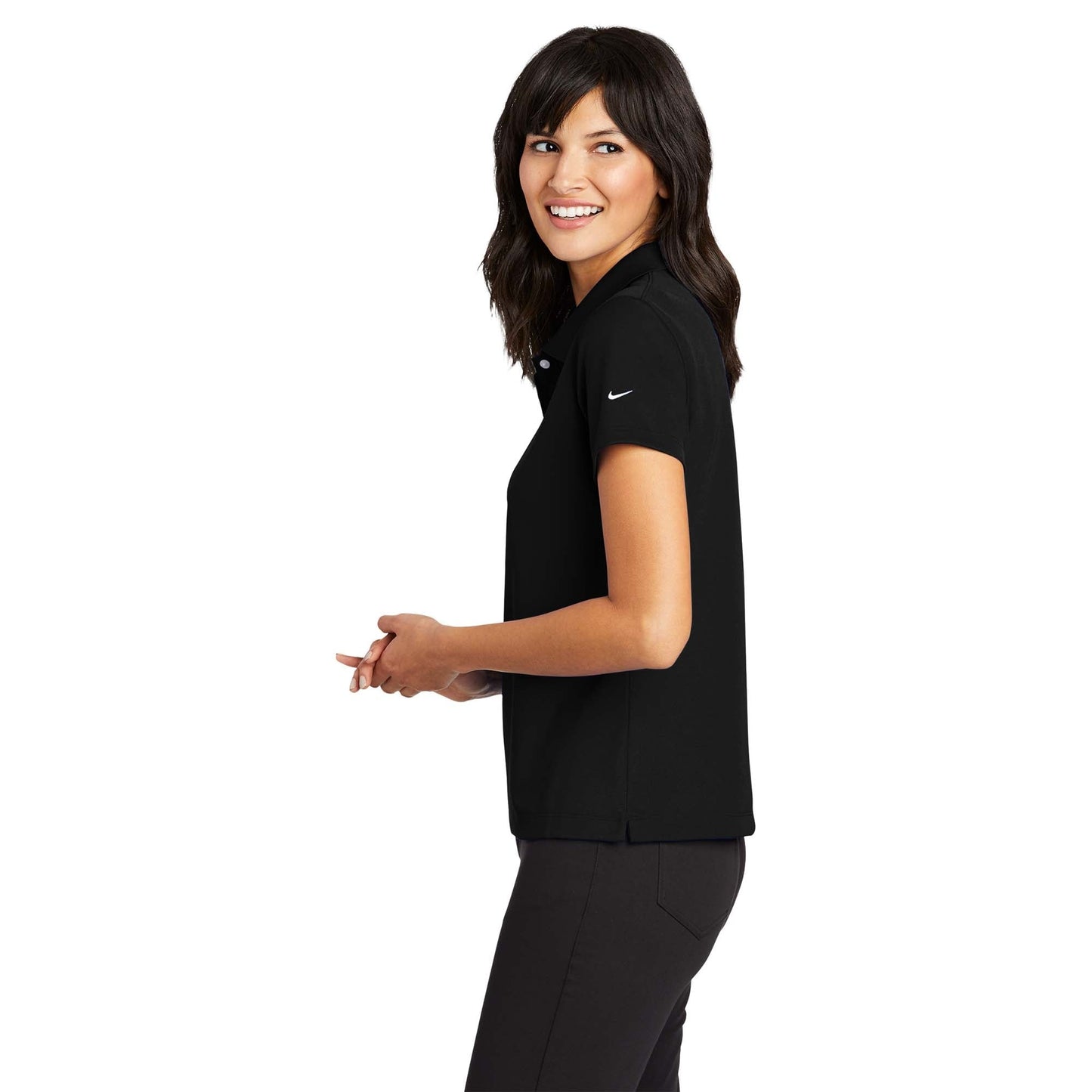 Black Polo Shirt - Nike - Dri-FIT Fabric