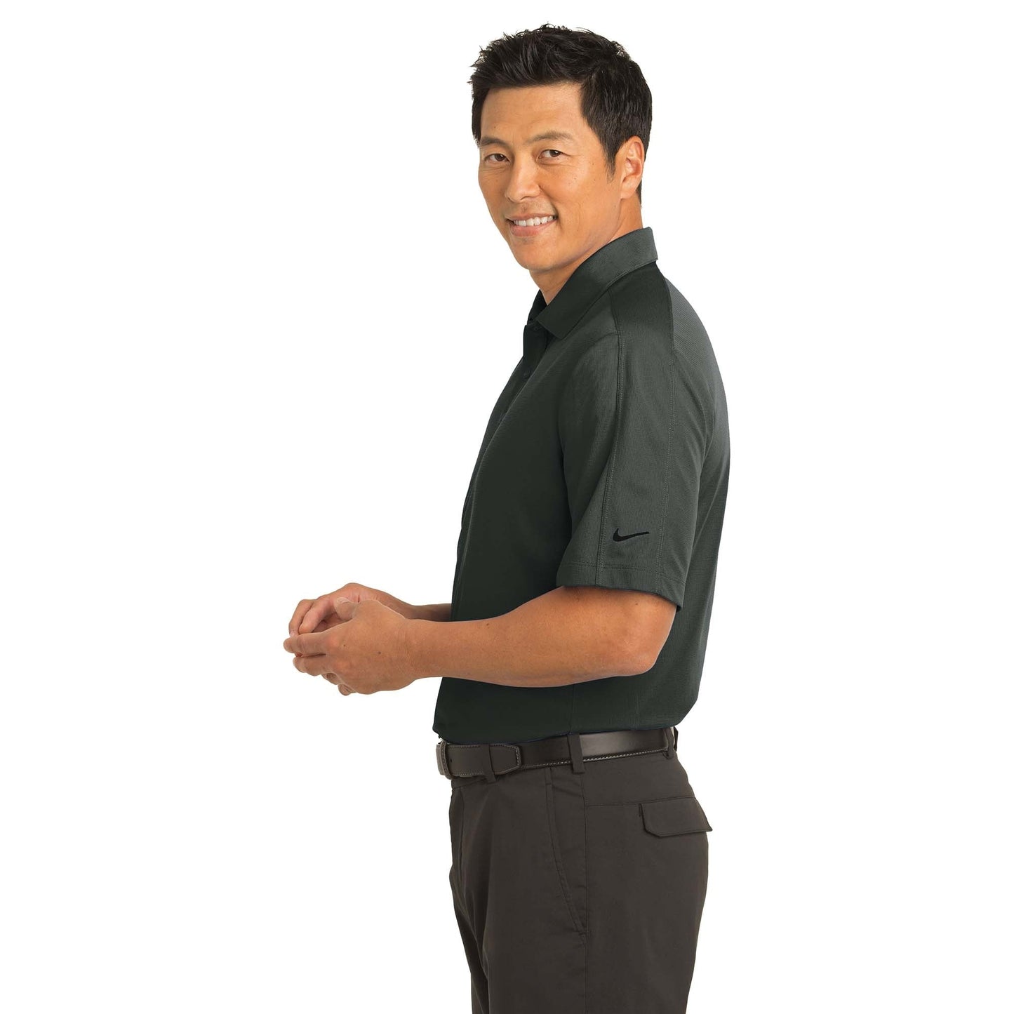Anthracite Polo Shirts - Nike - Dri-FIT Comfort