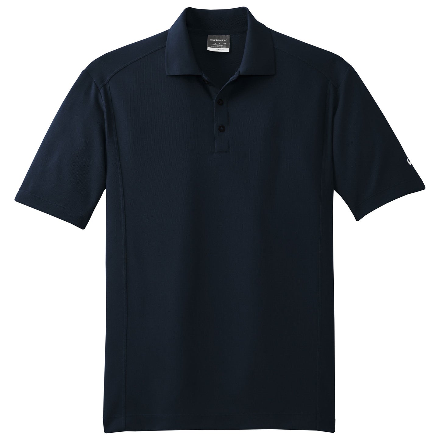 Black Polo Shirt - Nike - Dri-FIT Fabric Design