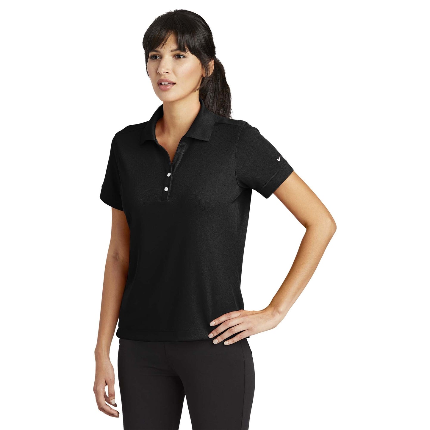 Black Polo Shirt - Nike - Dri-FIT Comfort Design