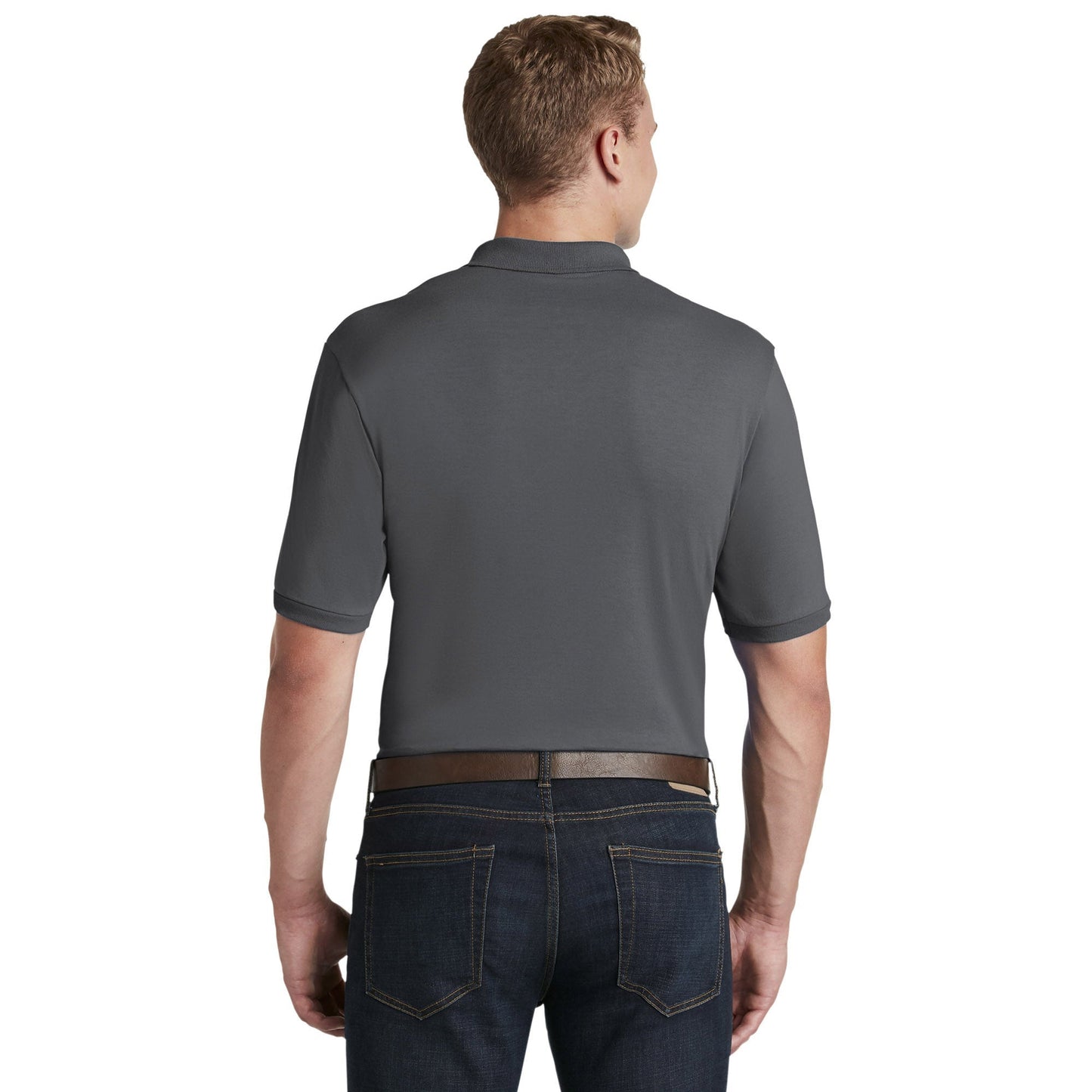 Deep Purple Polo Shirt - Jerzees - Stain-Resistant