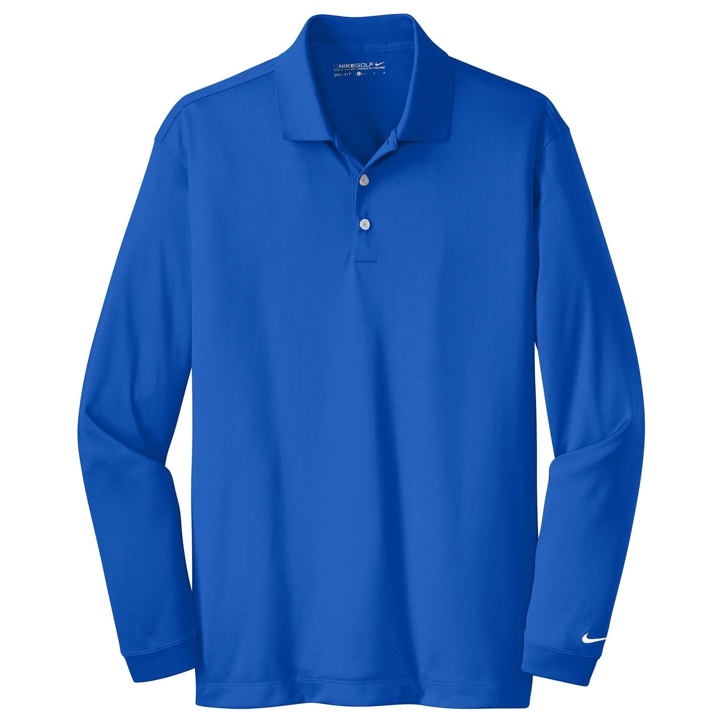 Anthracite Polo Shirt - Nike - Long Sleeve Comfort
