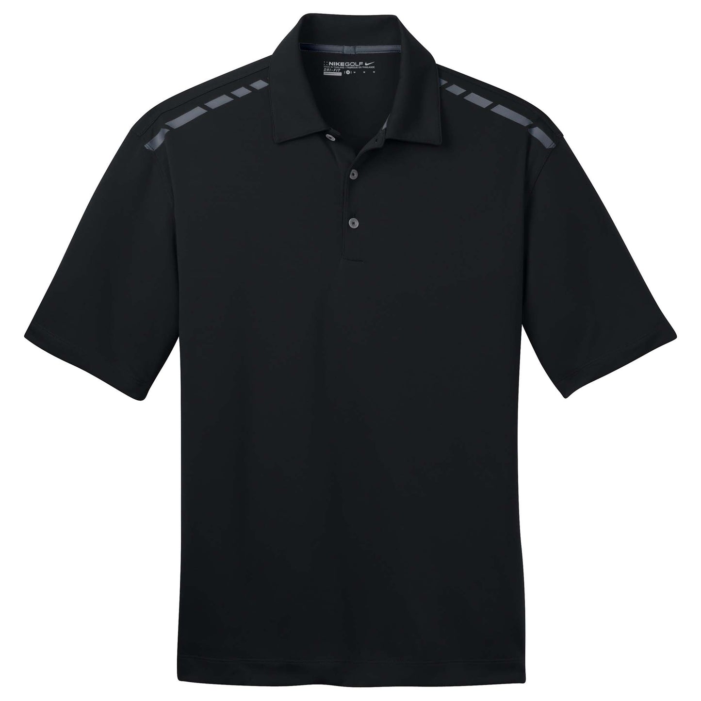 Black/Cool Grey Polo - Nike - Dri-FIT Performance