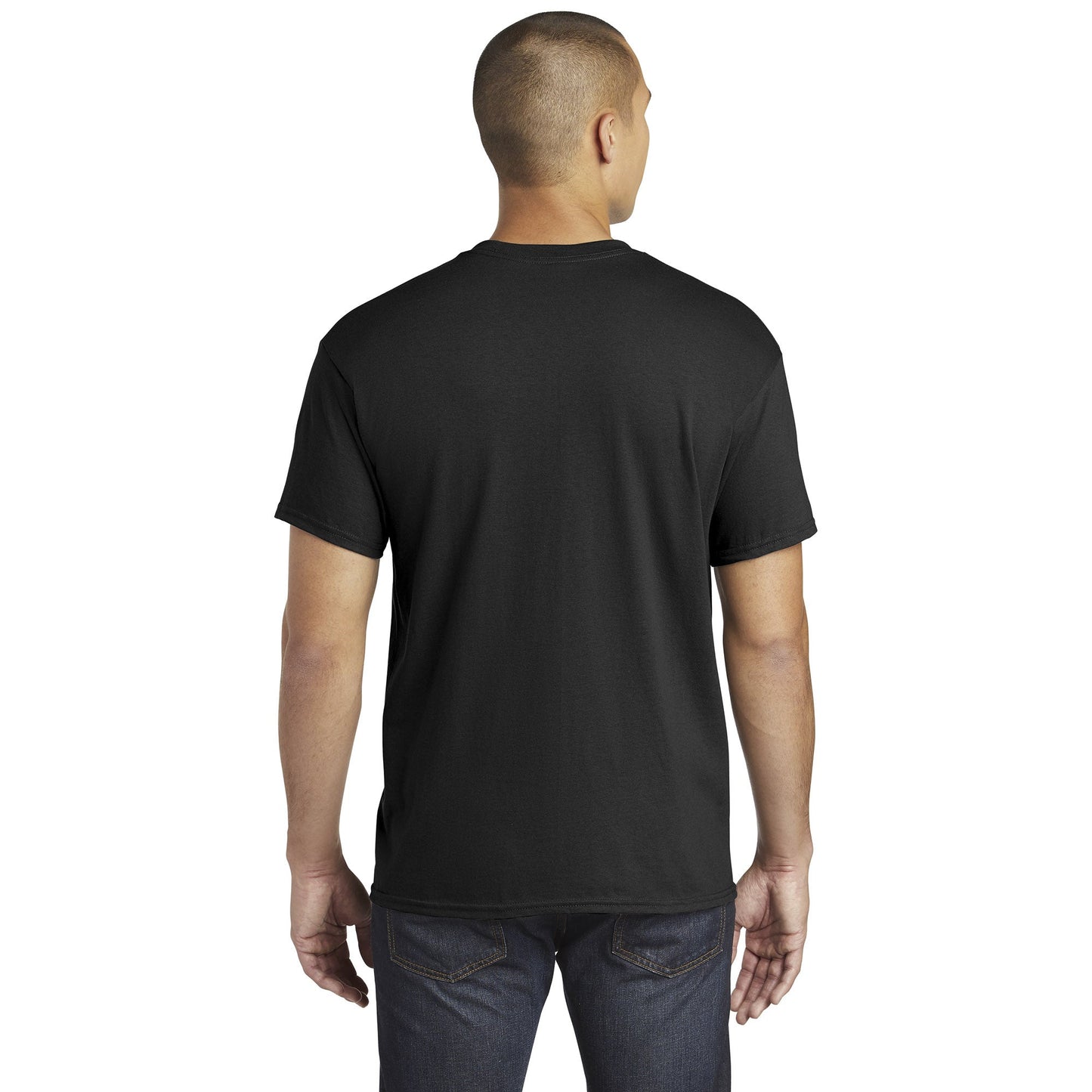 Black T-Shirts - Gildan - Heavy Cotton Pocket