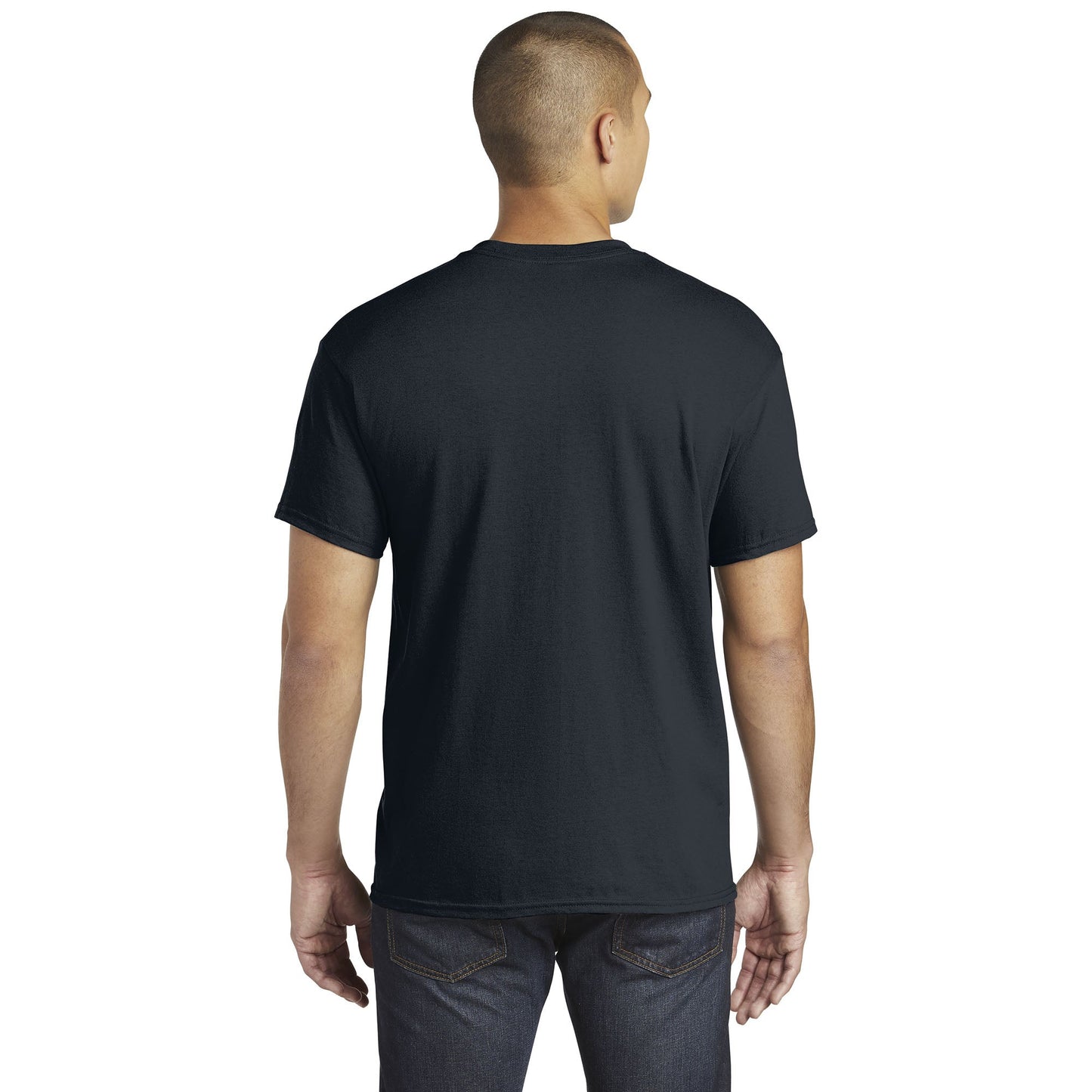 Black T-Shirts - Gildan - Heavy Cotton Pocket