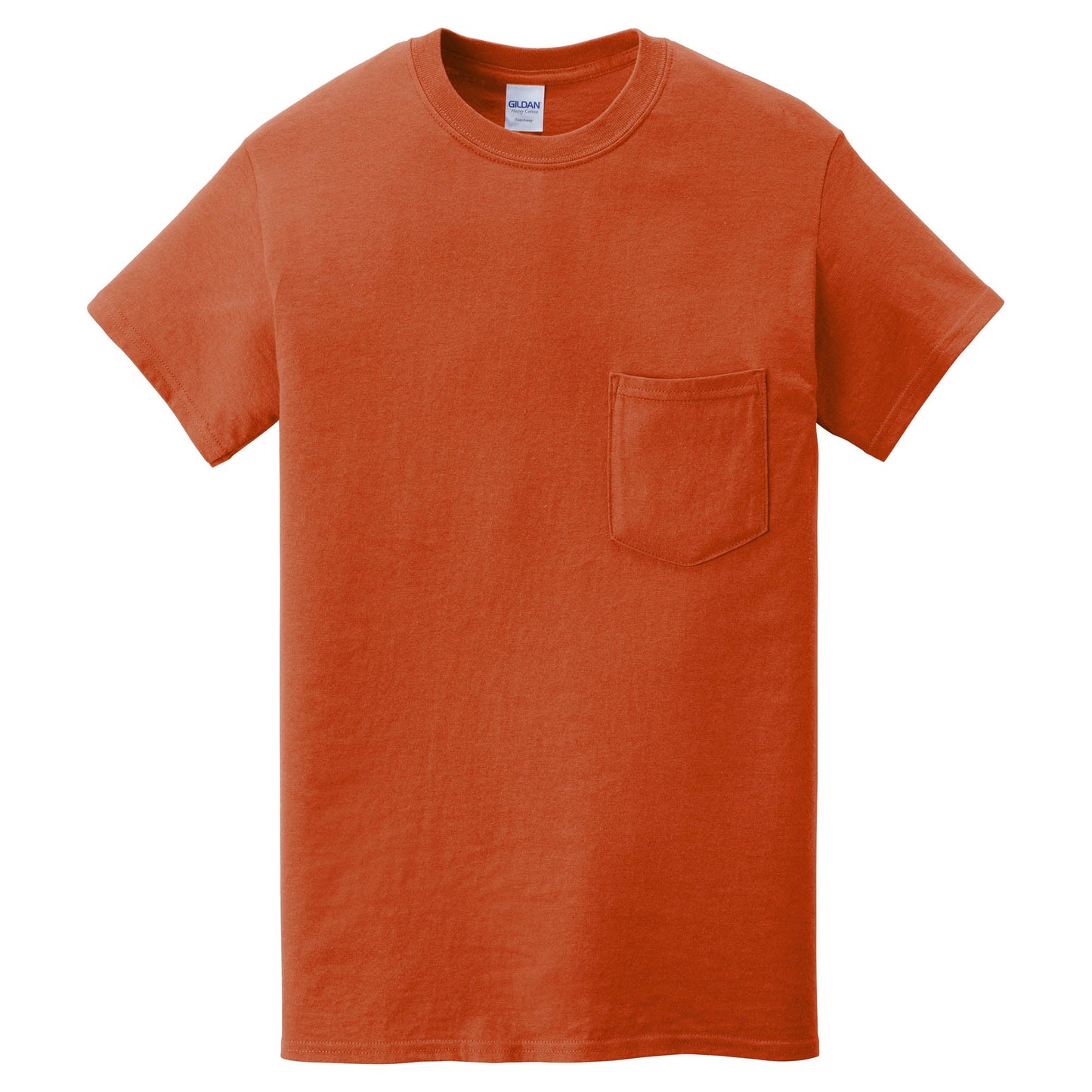 Black T-Shirts - Gildan - Heavy Cotton Pocket
