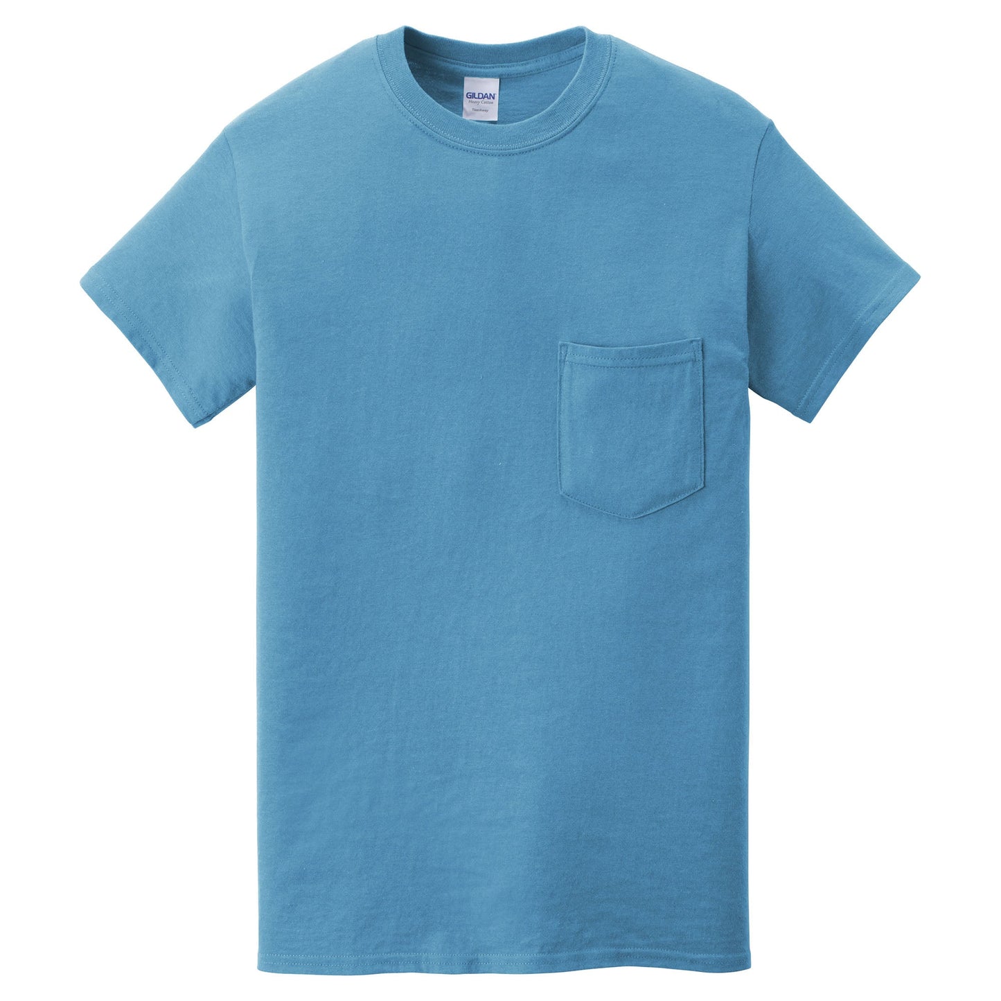 Black T-Shirts - Gildan - Heavy Cotton Pocket