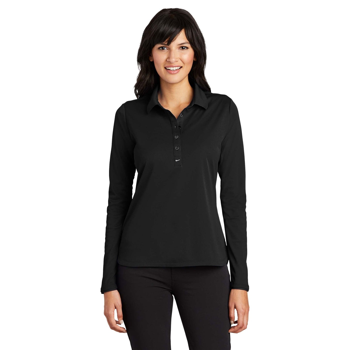 Anthracite Polo Shirt - Nike - Stretch Dri-FIT Fabric