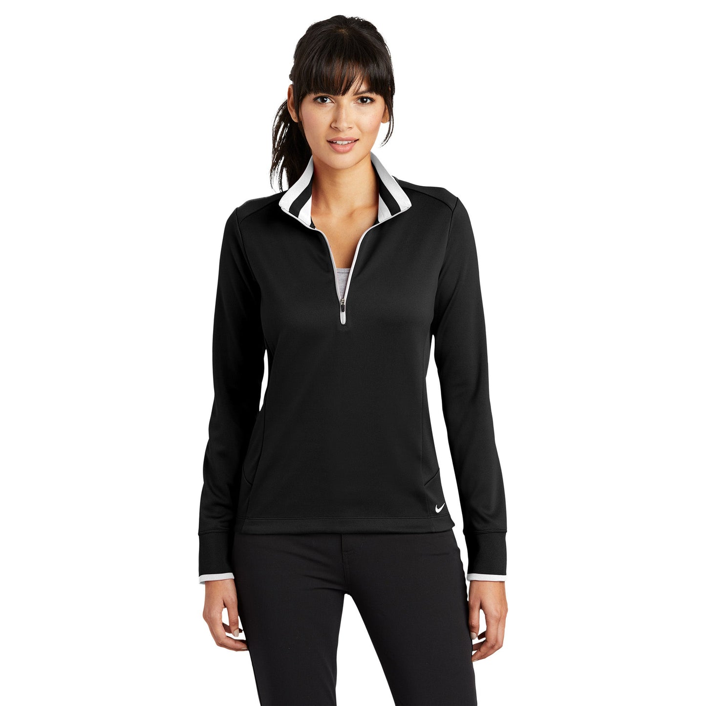 Black Heather Sweatshirt - Nike - Dri-FIT Comfort