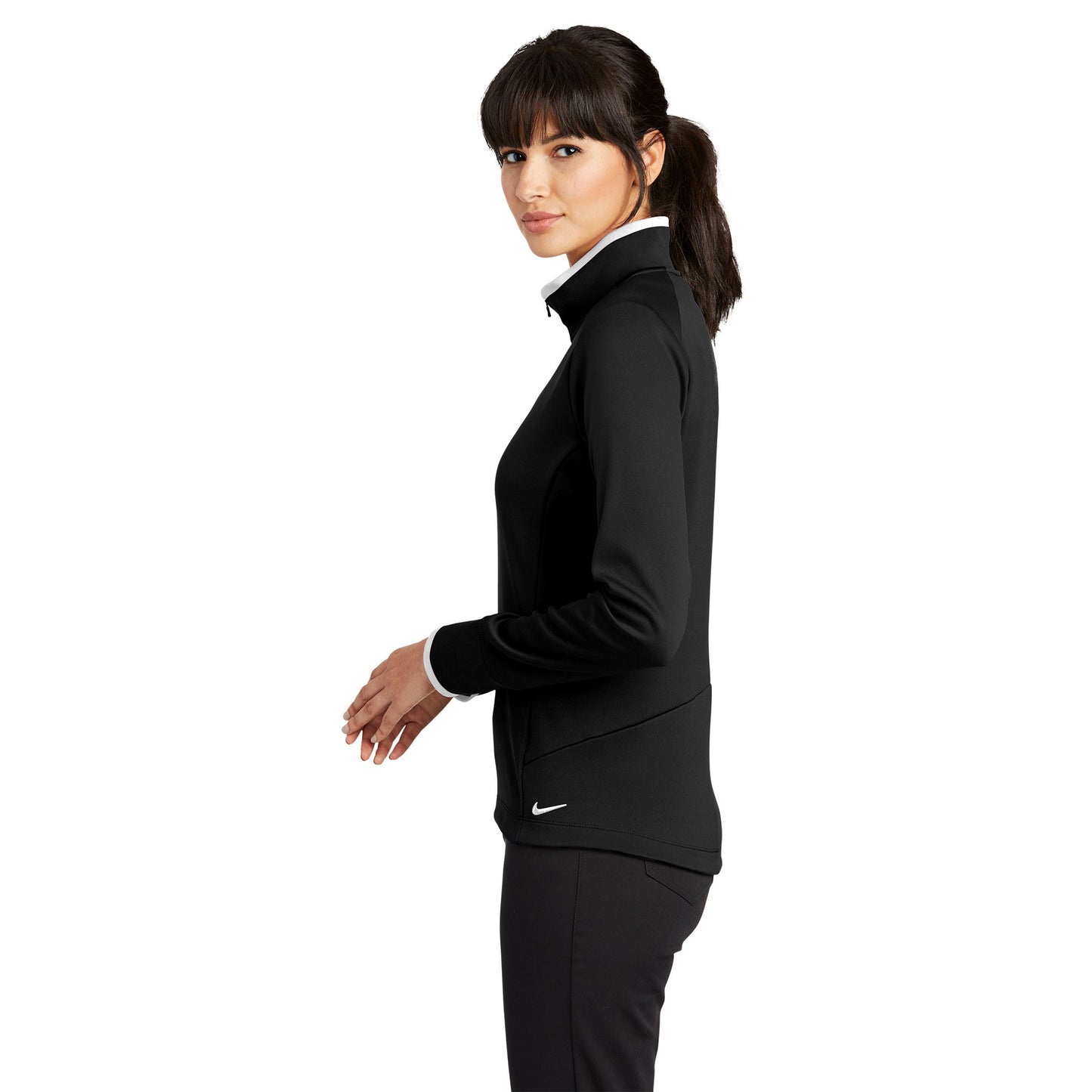 Black Heather Sweatshirt - Nike - Dri-FIT Comfort