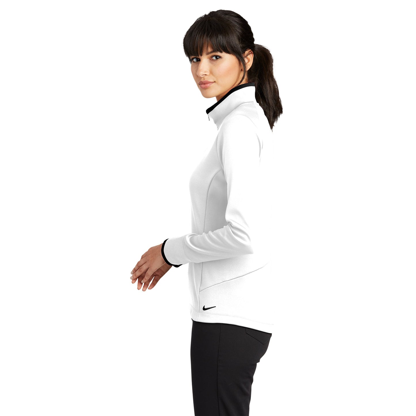 Black Heather Sweatshirt - Nike - Dri-FIT Comfort
