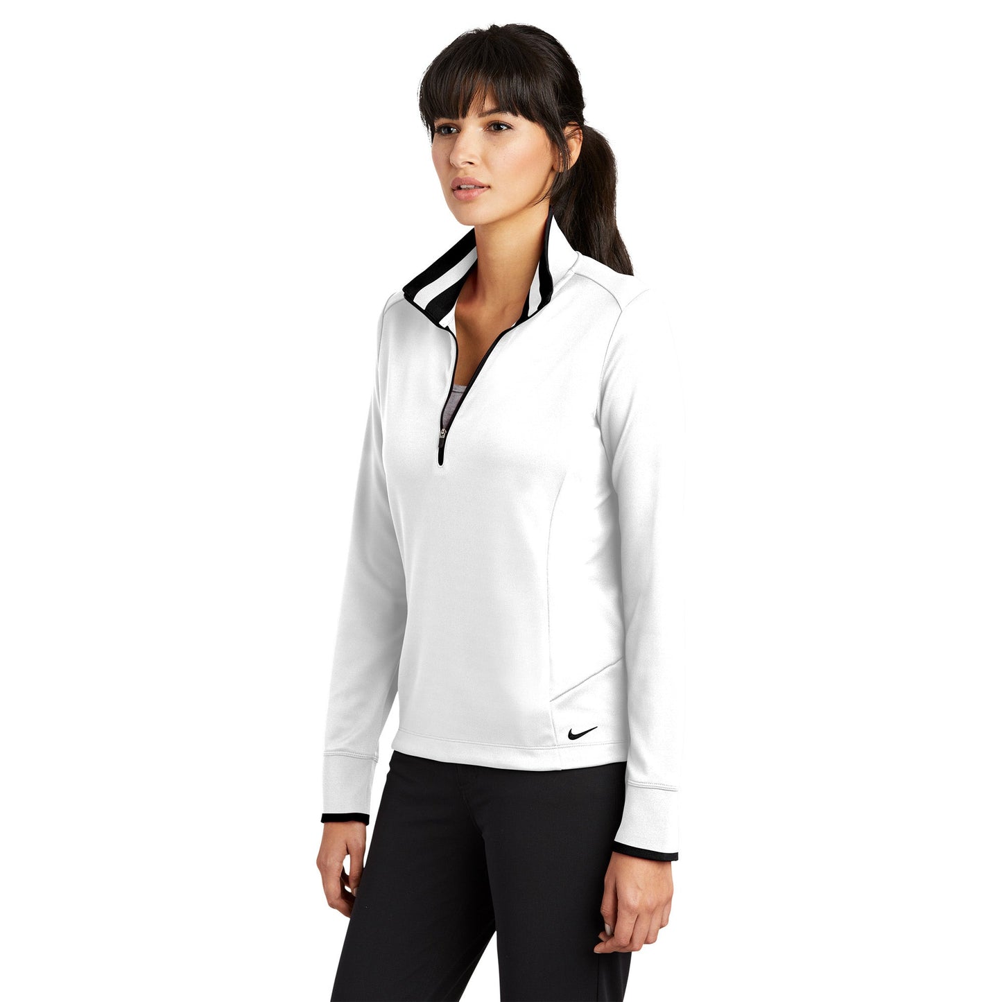Black Heather Sweatshirt - Nike - Dri-FIT Comfort