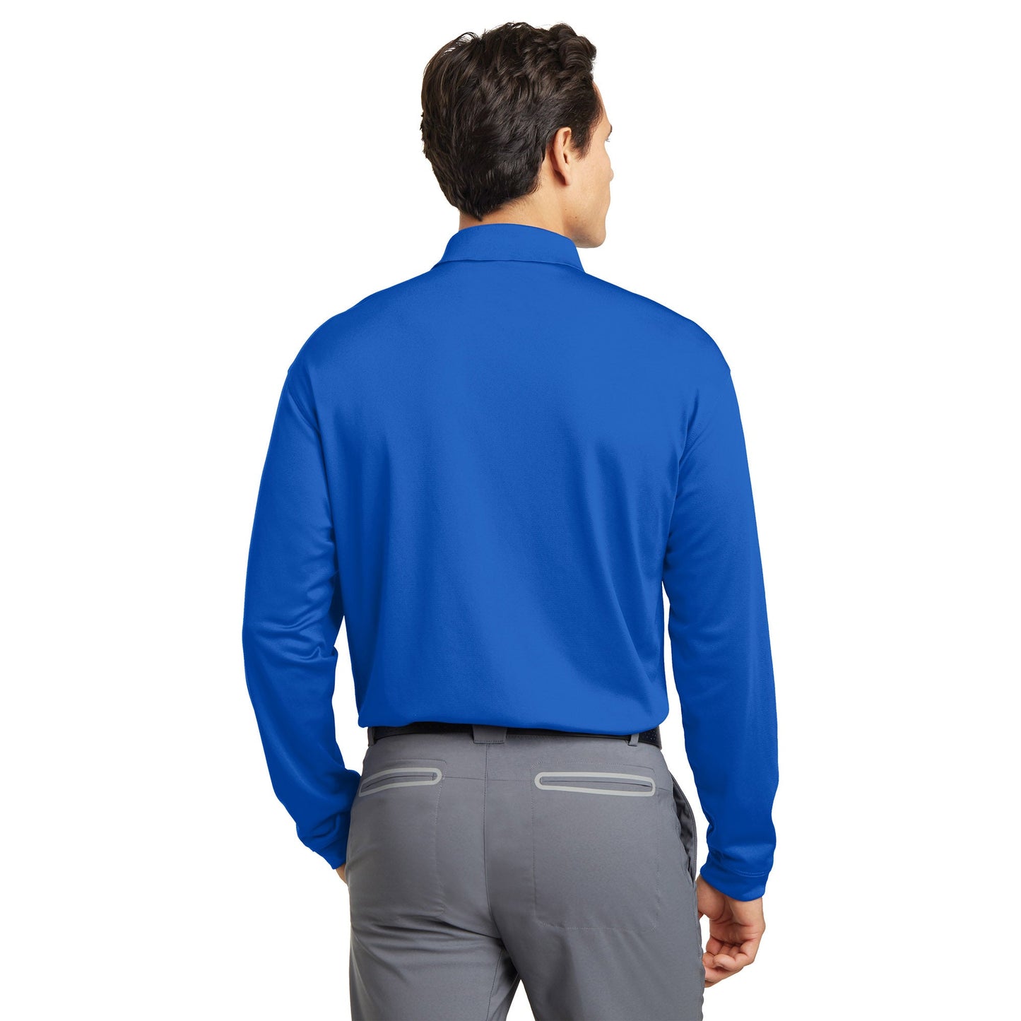Anthracite Polo Shirt - Nike - Dri-FIT Stretch Fabric - Stylish Comfort