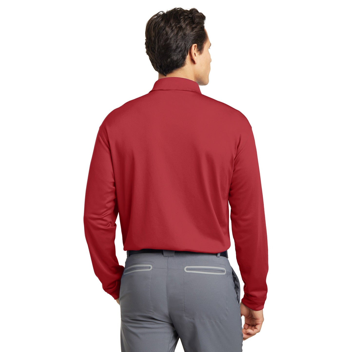 Anthracite Polo Shirt - Nike - Dri-FIT Stretch Fabric - Stylish Comfort