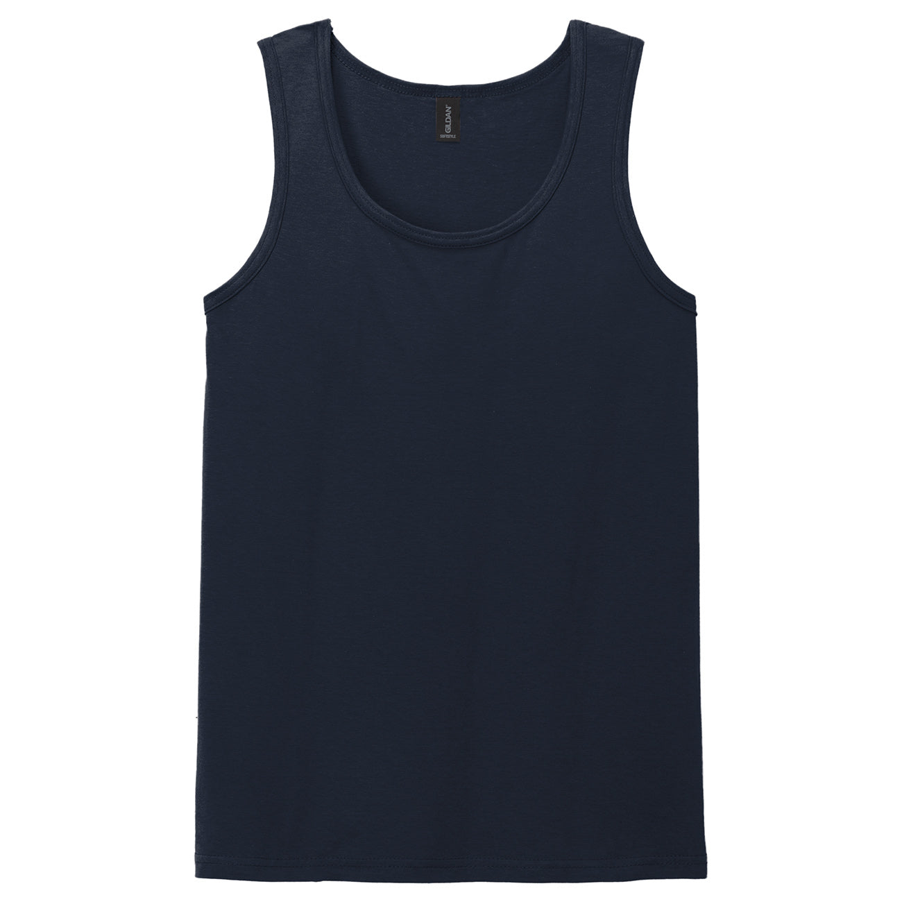 Black Tank Tops - Gildan - Comfortable Cotton Fabric
