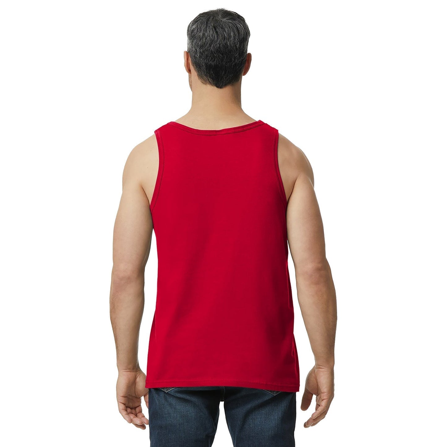 Black Tank Tops - Gildan - Comfortable Cotton Fabric