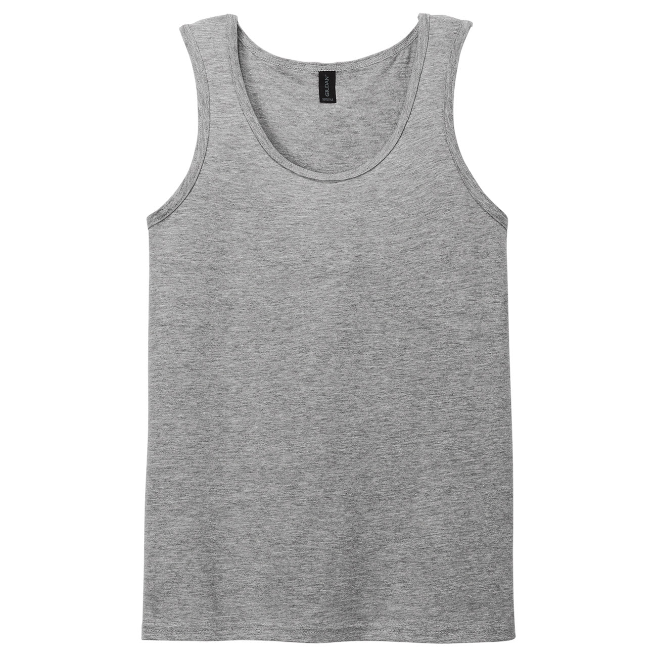 Black Tank Tops - Gildan - Comfortable Cotton Fabric