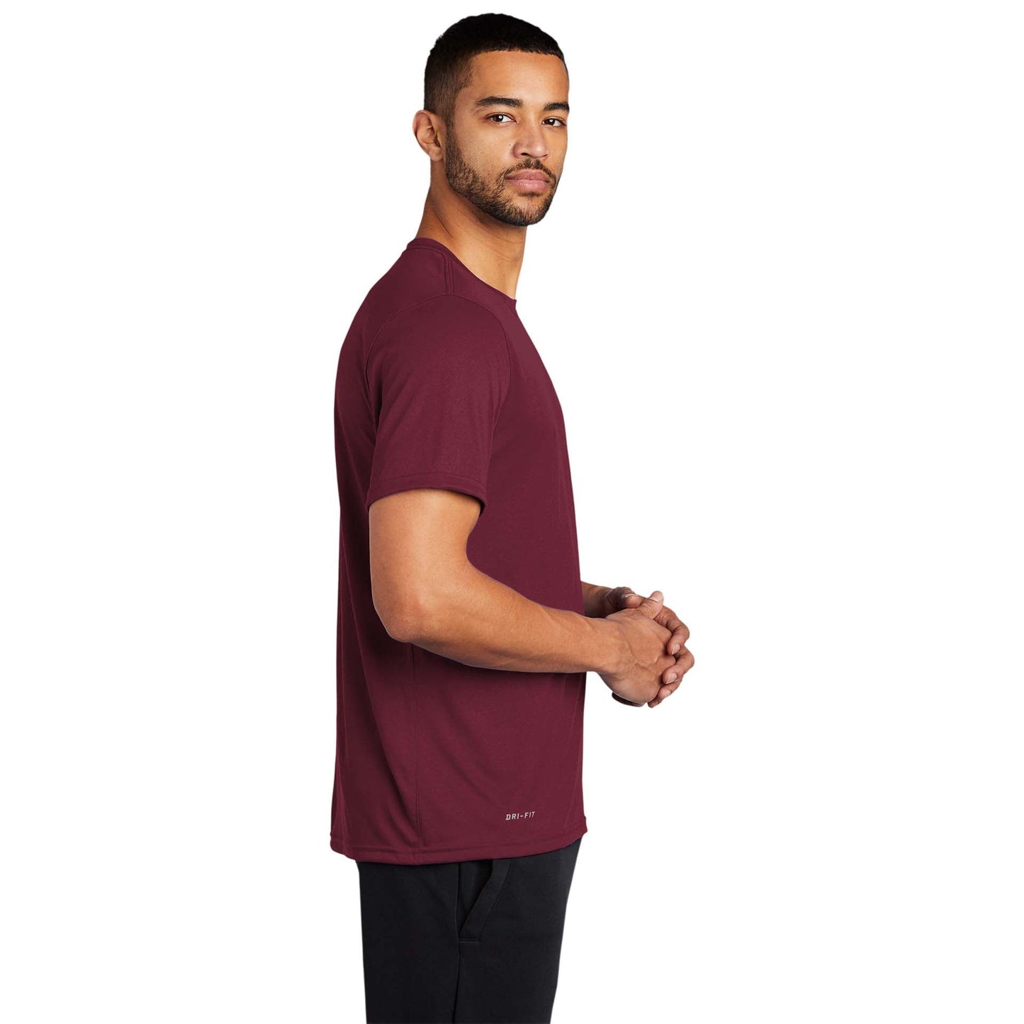 Deep Maroon T-Shirt - Nike - Performance Fabric