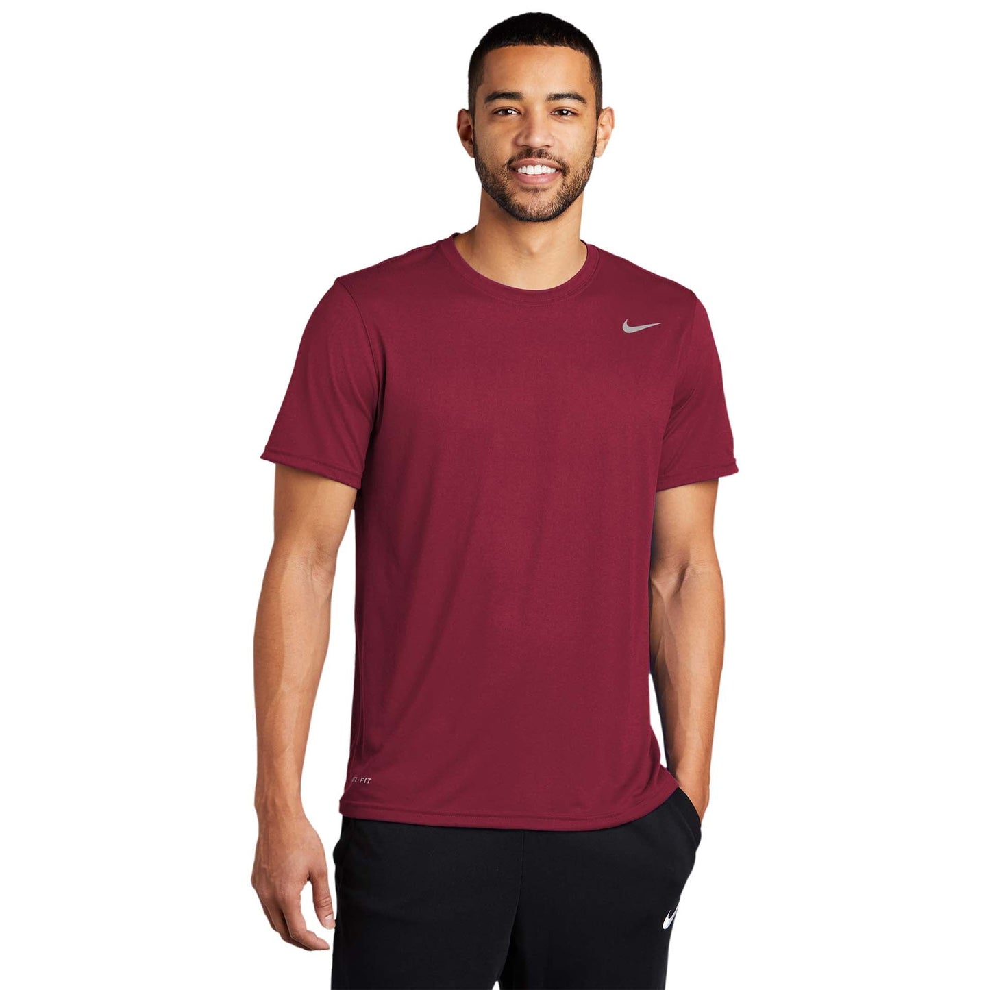 Deep Maroon T-Shirt - Nike - Performance Fabric