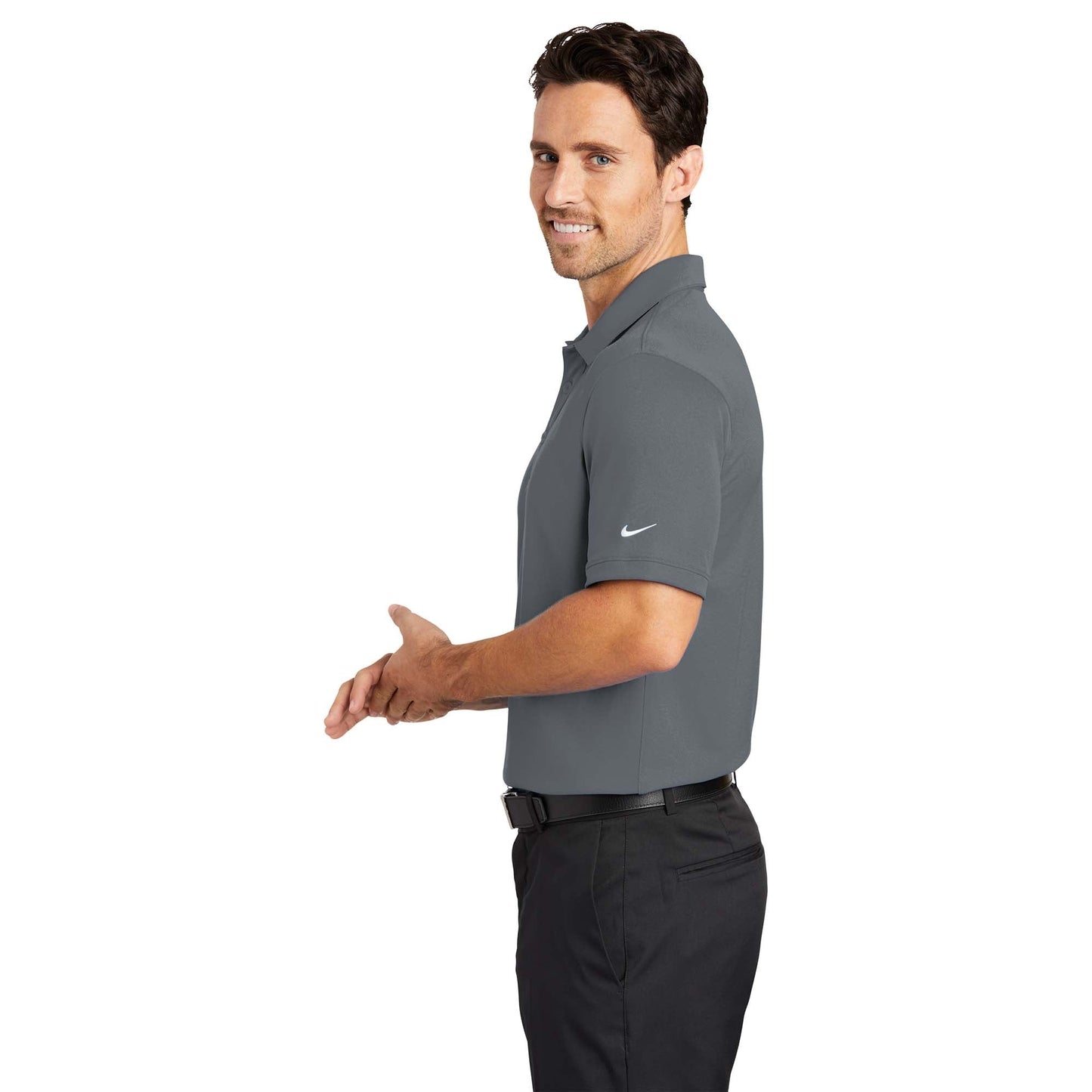 Black Polo Shirts - Nike - Stylish Dri-FIT Design