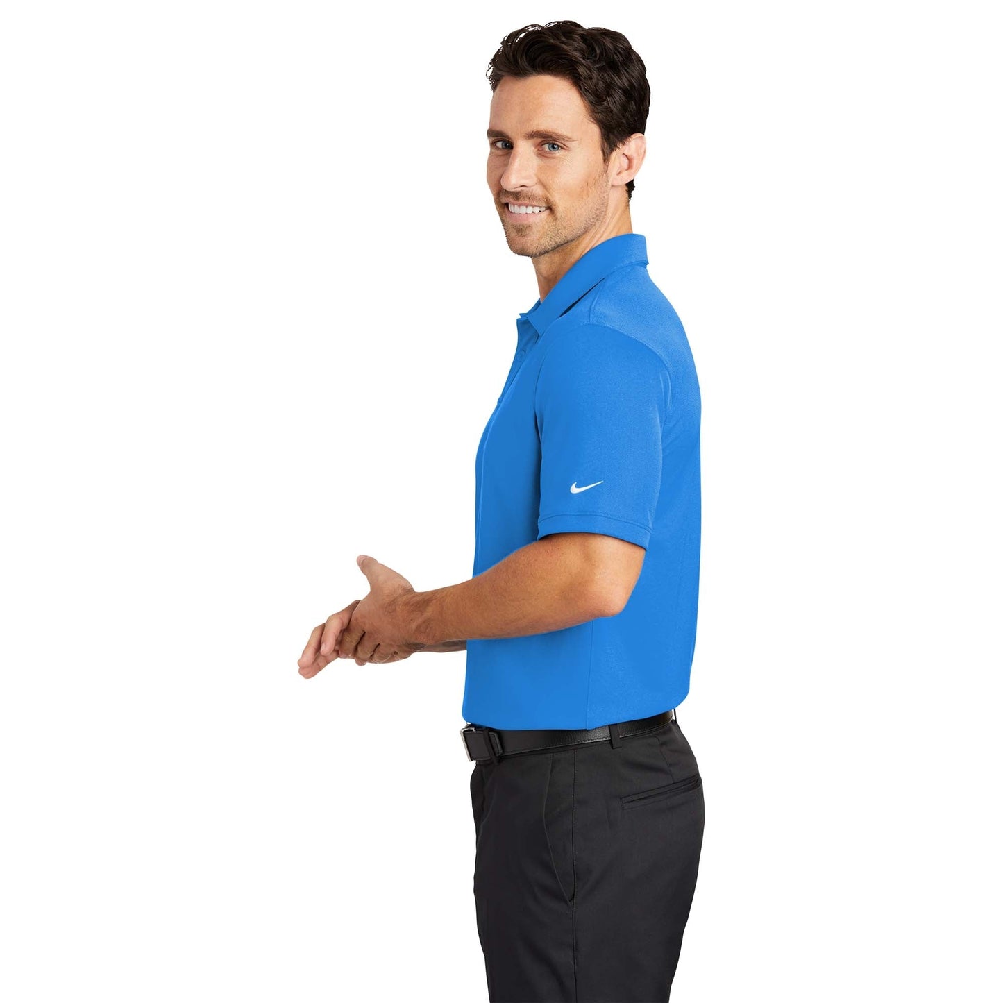 Black Polo Shirts - Nike - Stylish Dri-FIT Design