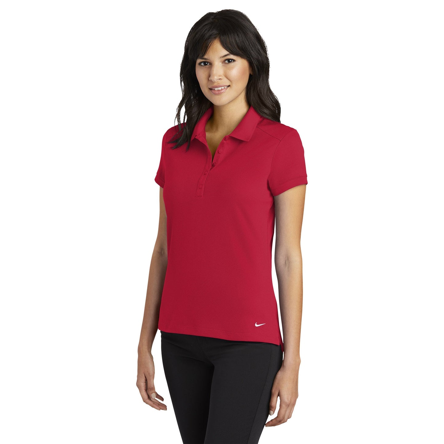 Black Polo Shirt - Nike - Dri-FIT Polyester Fabric