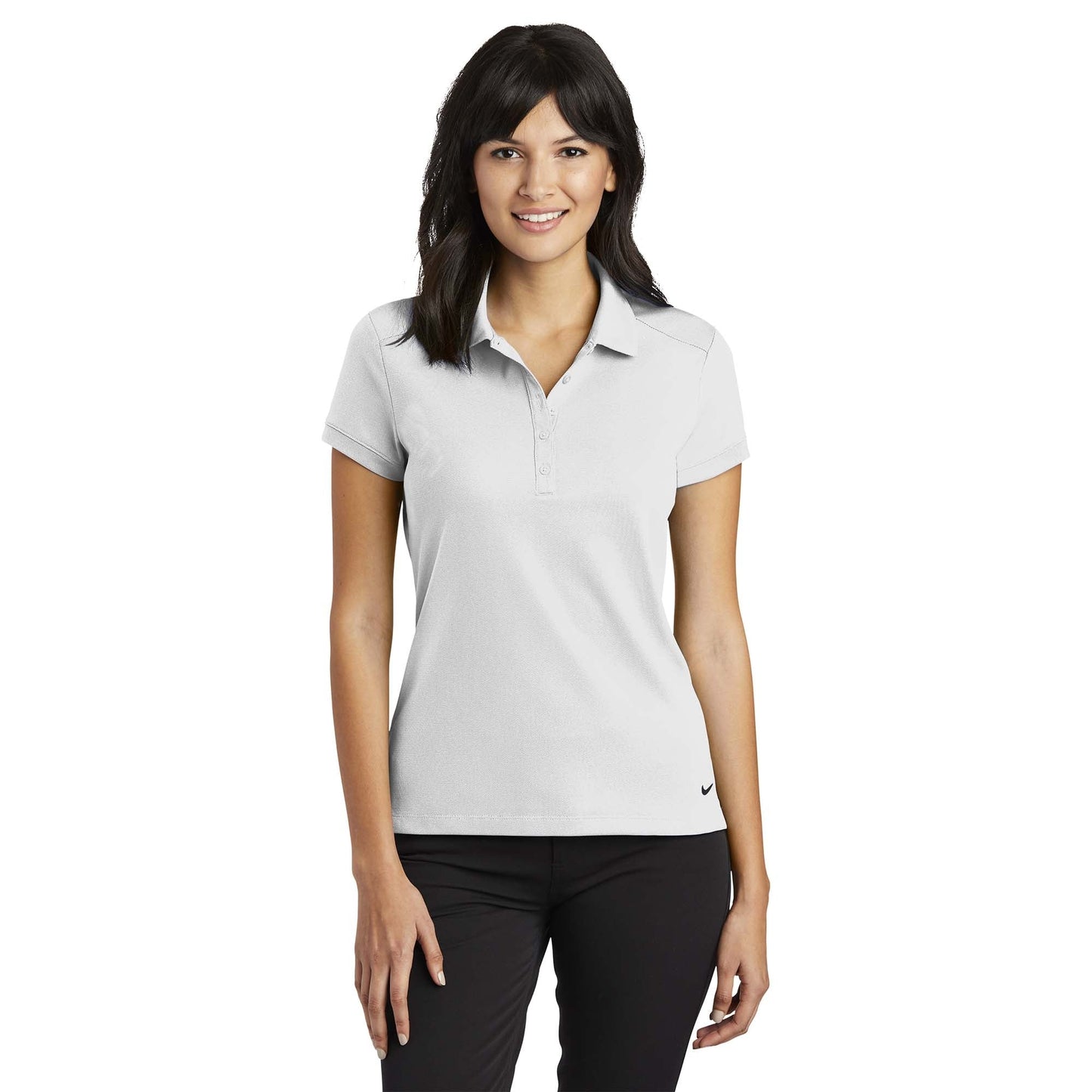 Black Polo Shirt - Nike - Dri-FIT Polyester Fabric