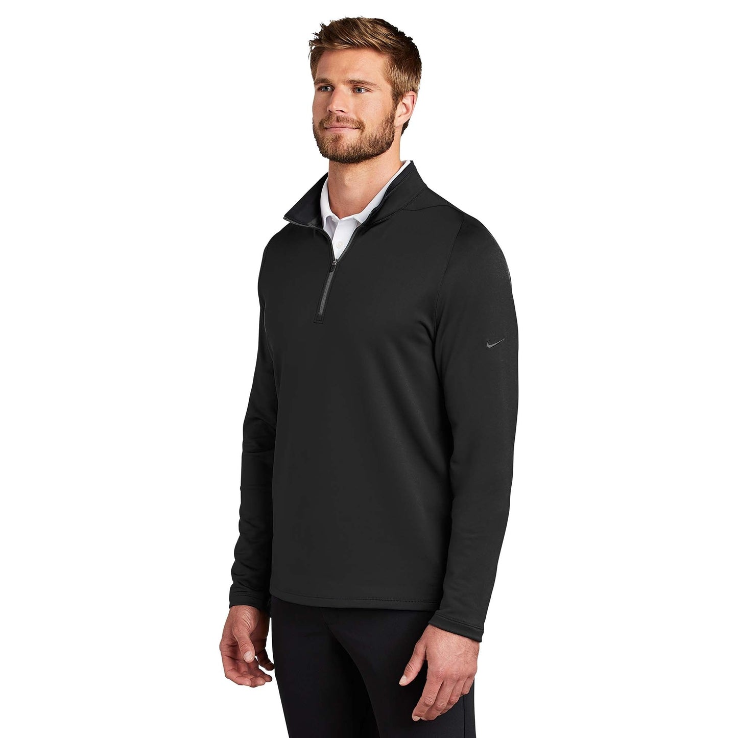 Black/Dark Grey/Gym Red Sweatshirts - Nike - Dri-Fit Fabric