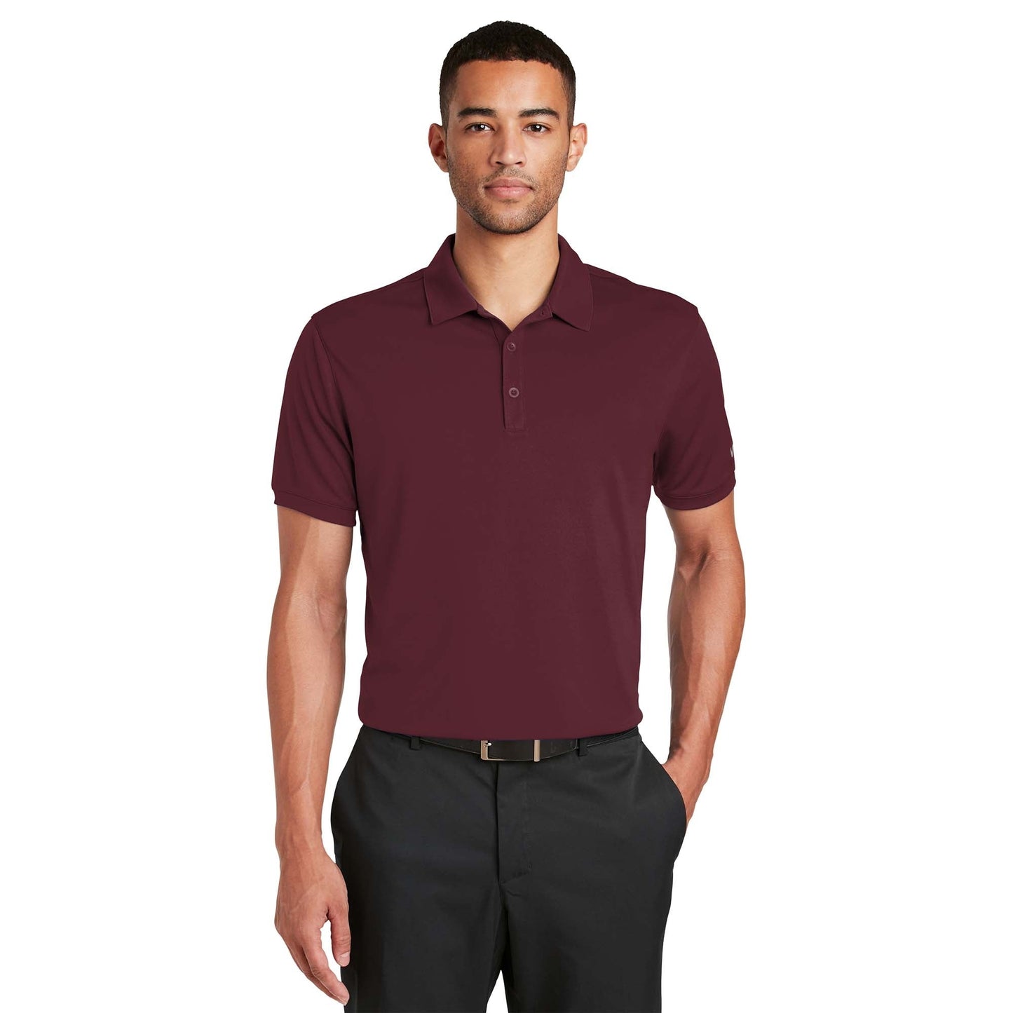 Anthracite Polo Shirt - Nike - Dri-Fit Comfort