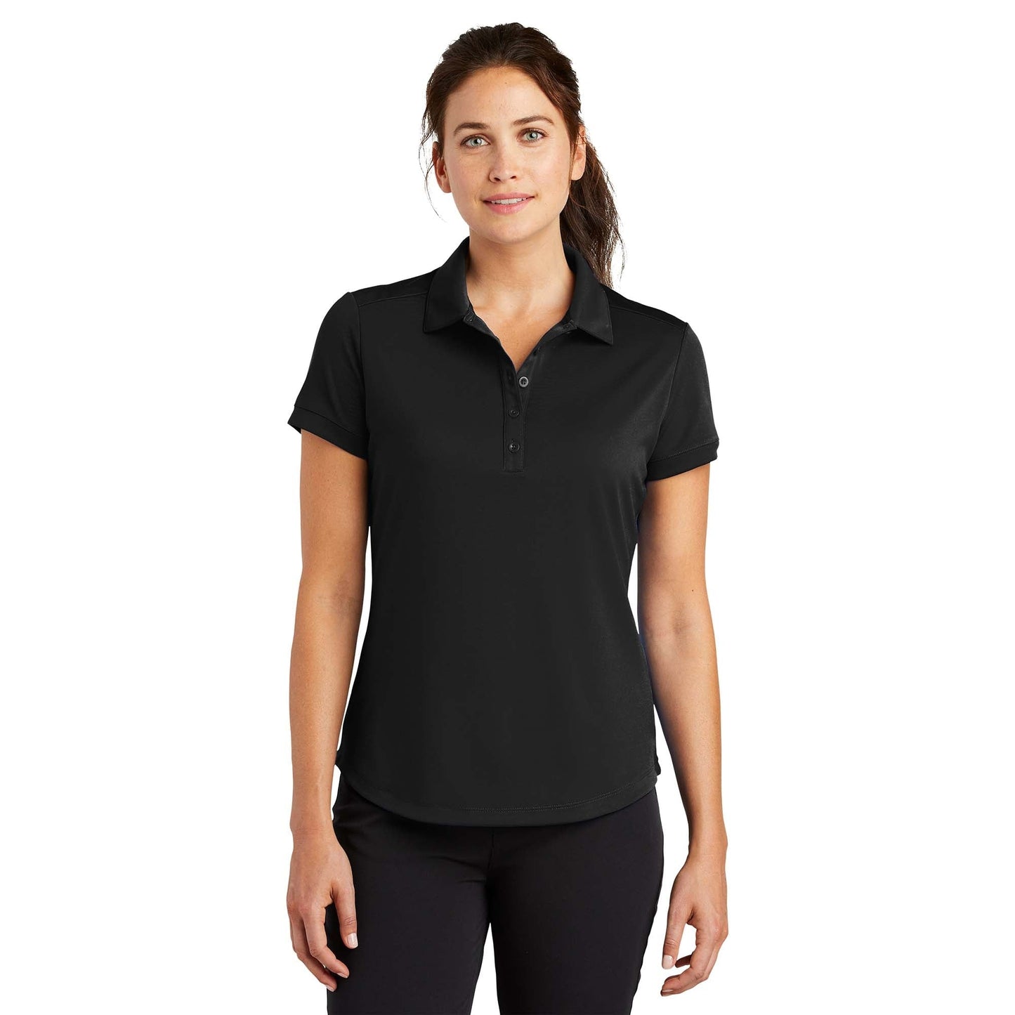 Anthracite Polo Shirt - Nike - Smooth Dri-FIT Fabric