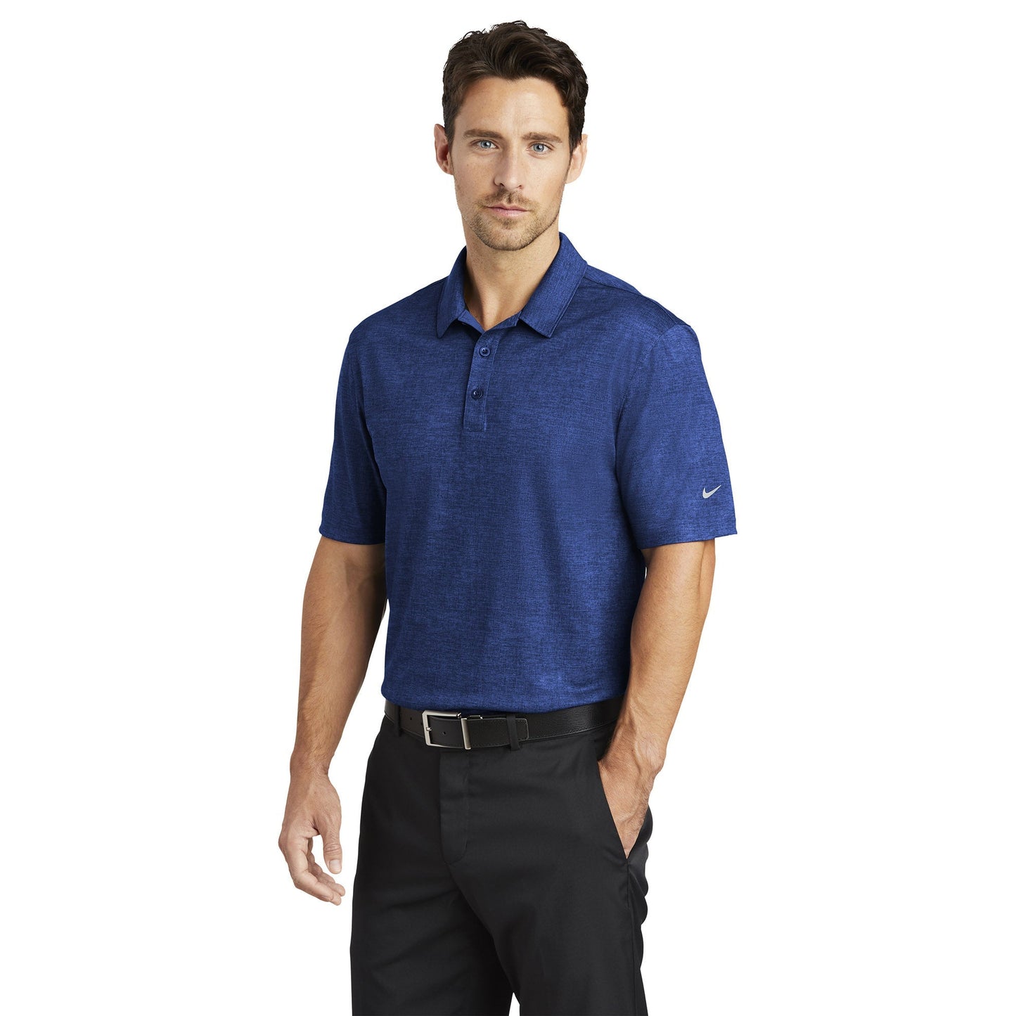 Anthracite Polo Shirt - Nike - Moisture-Wicking Fabric