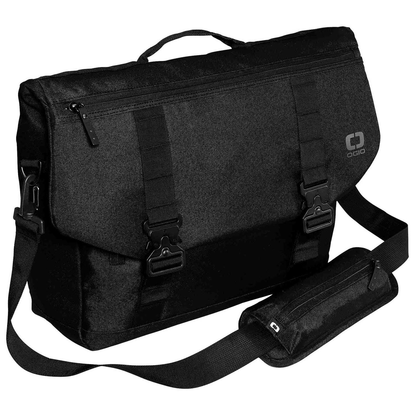 Tarmac Grey Heather Messenger Bag - OGIO - Spacious Design